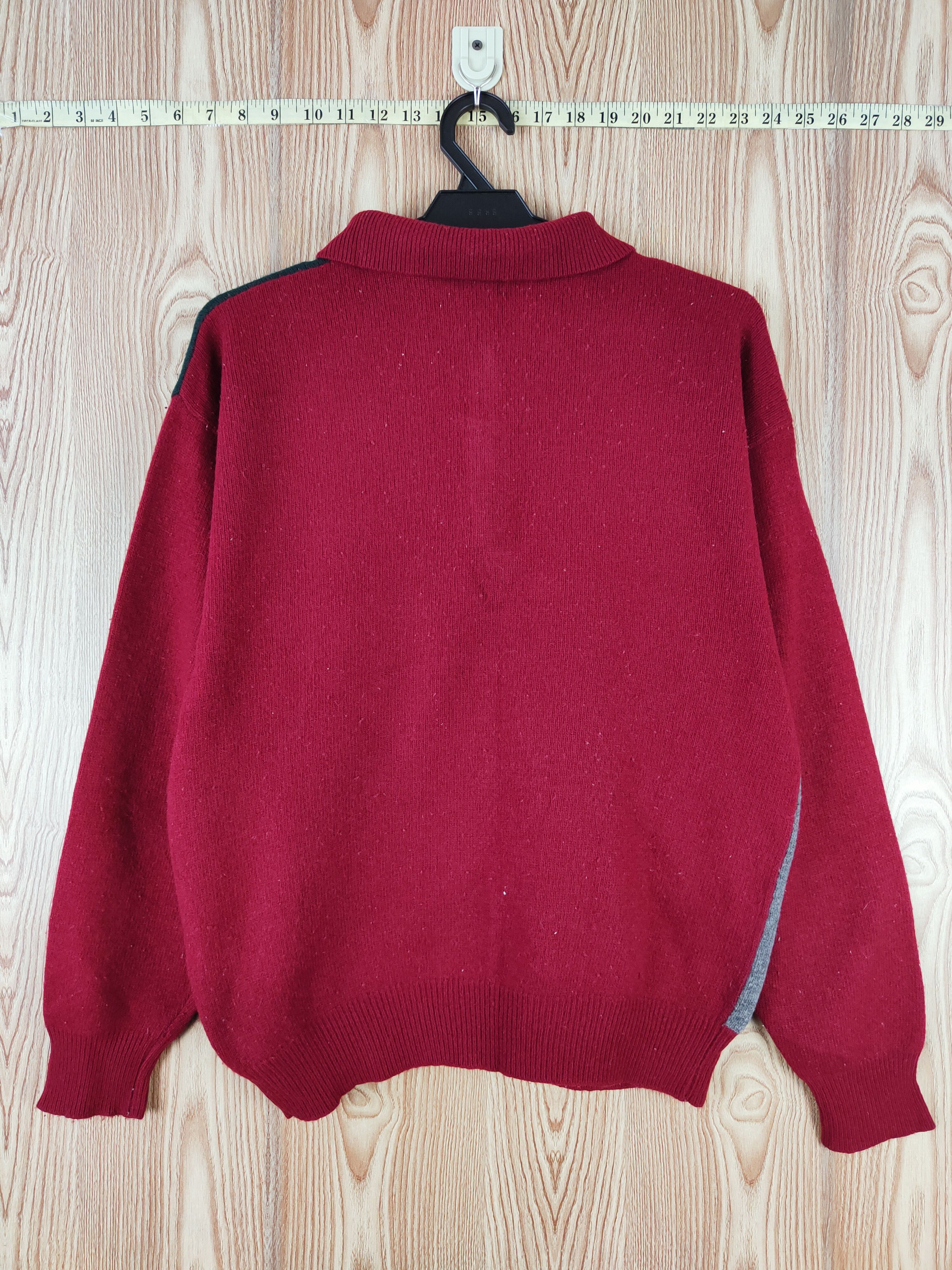 Homespun Knitwear × Vintage Brunella Gori Red Knitwear vintage Sweatshirts #W348 Size US M / EU 48-50 / 2 - 8 Thumbnail