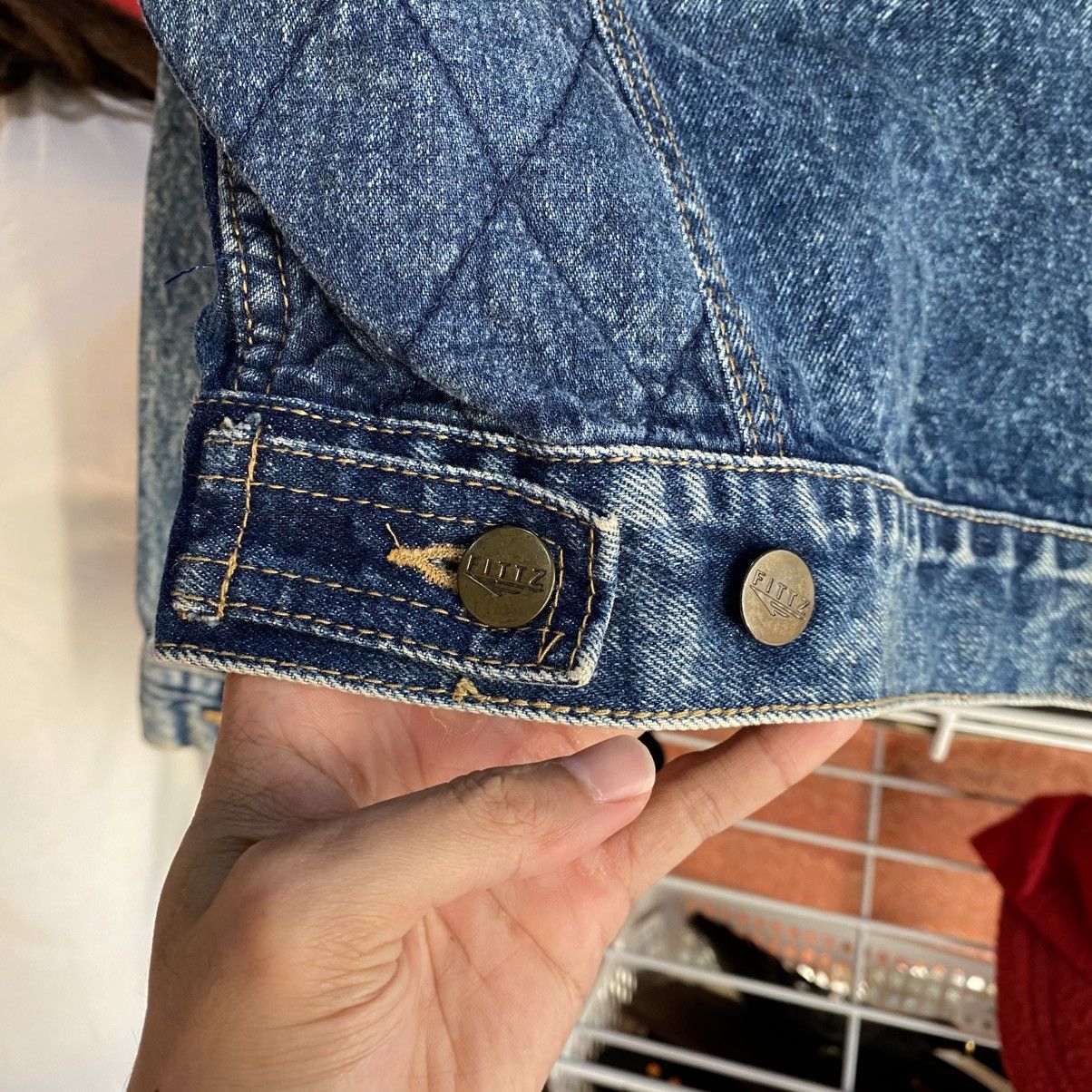 Japanese Brand Vintage Fittz International Denim Jacket Size US S / EU 44-46 / 1 - 9 Thumbnail