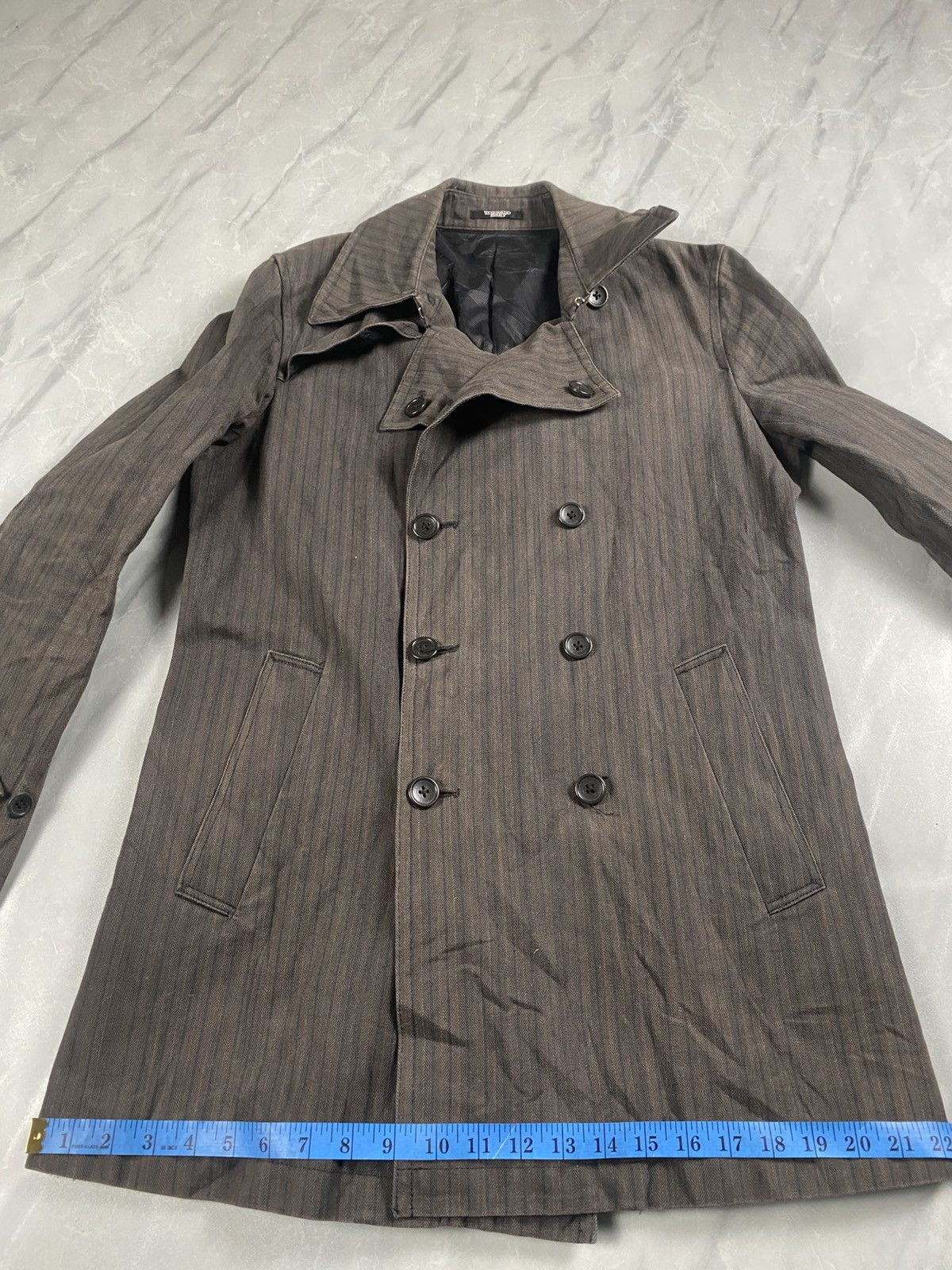 Tornado Mart Grail Vintage Tornado Mart Double Breasted Heavy Coat Jacket Size US M / EU 48-50 / 2 - 9 Thumbnail