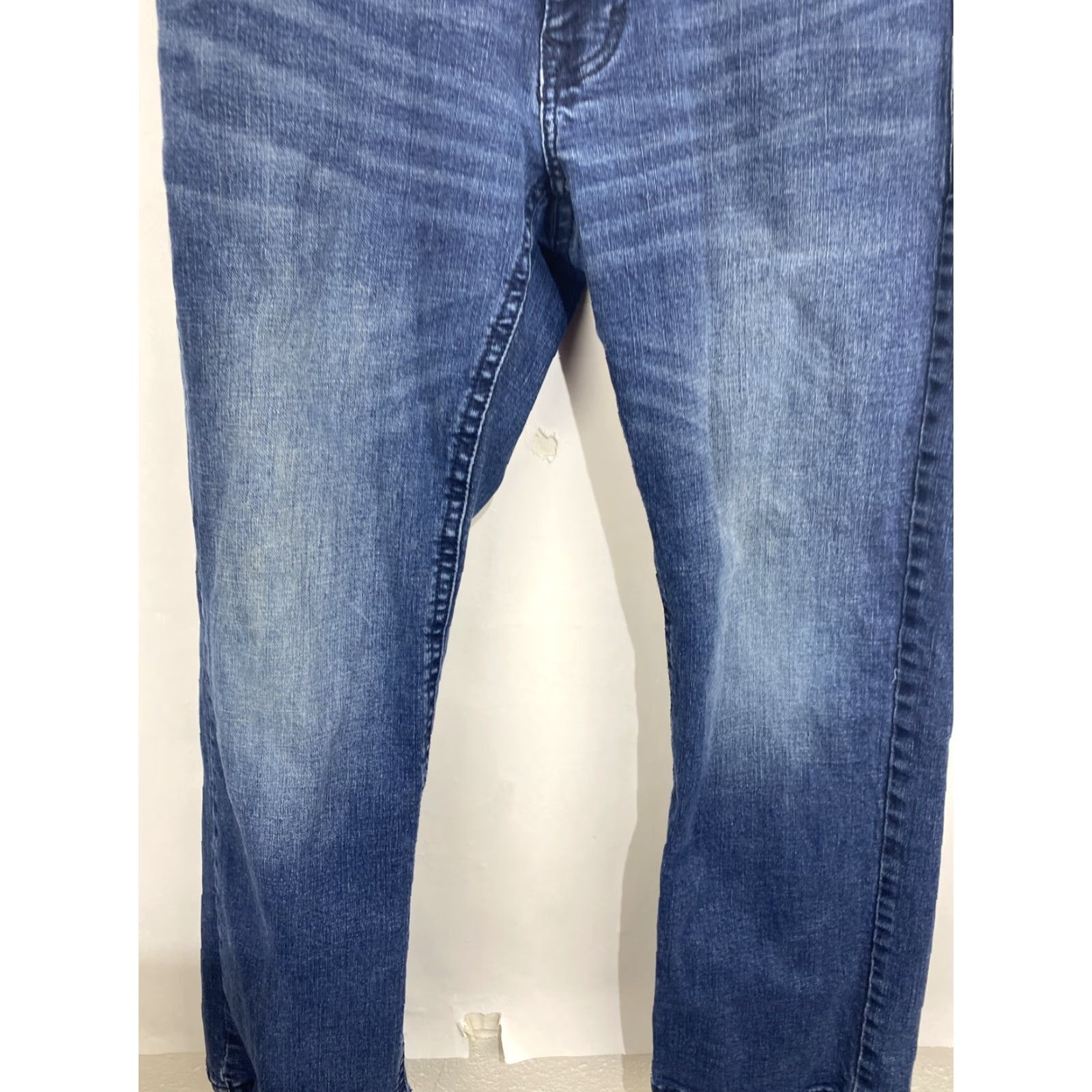 Denime TK Axel Slim Stretch Boot Cut Jeans Mens 32x30 Light Blue Denim Wash Pants Slim Fit 5-Pocket Zip Button Regular Rise Mid Modern Size US 32 / EU 48 - 4 Thumbnail