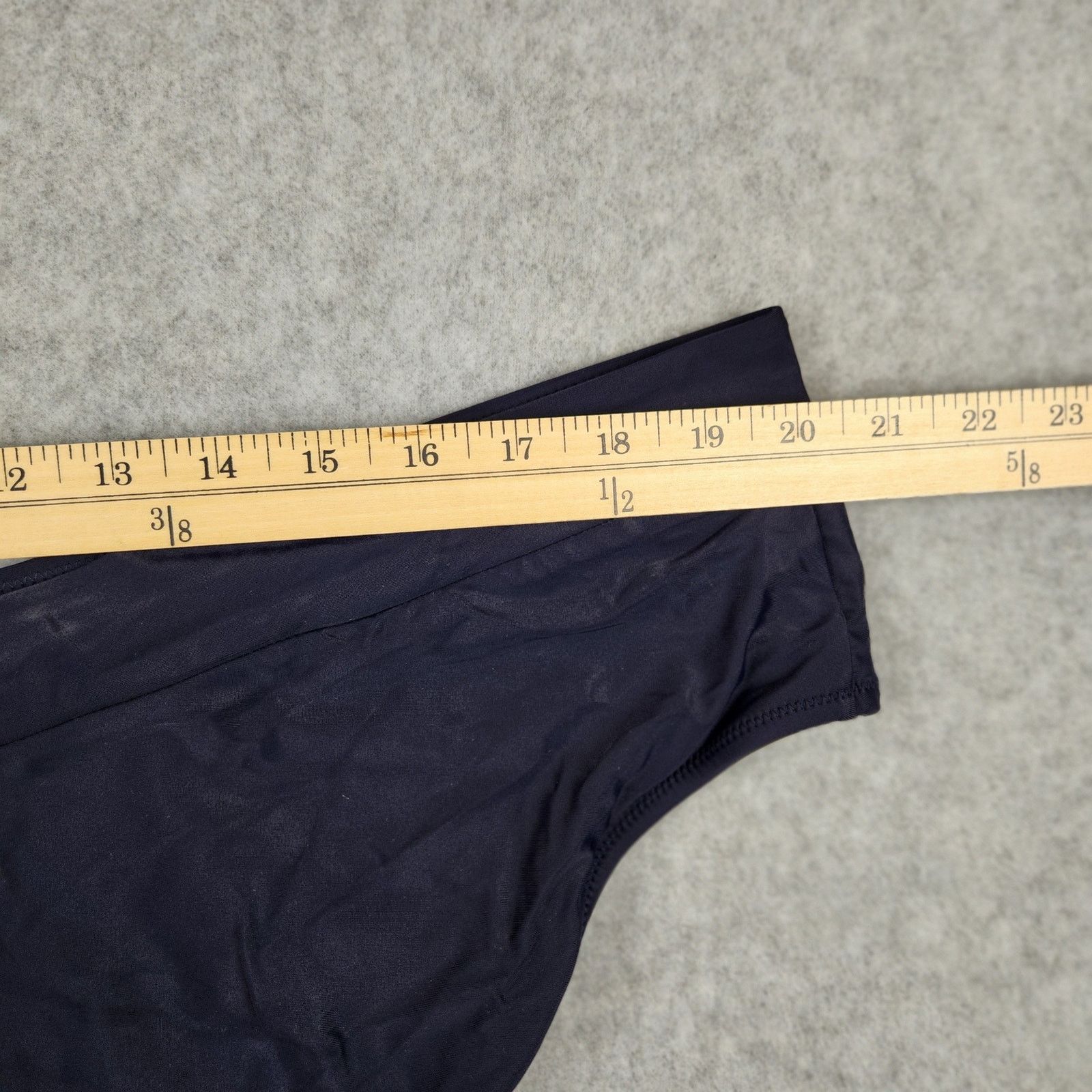 J.Crew J.Crew Swim Bottom Cross Front Bikini 2X Navy Blue BF171 Size ONE SIZE - 7 Thumbnail