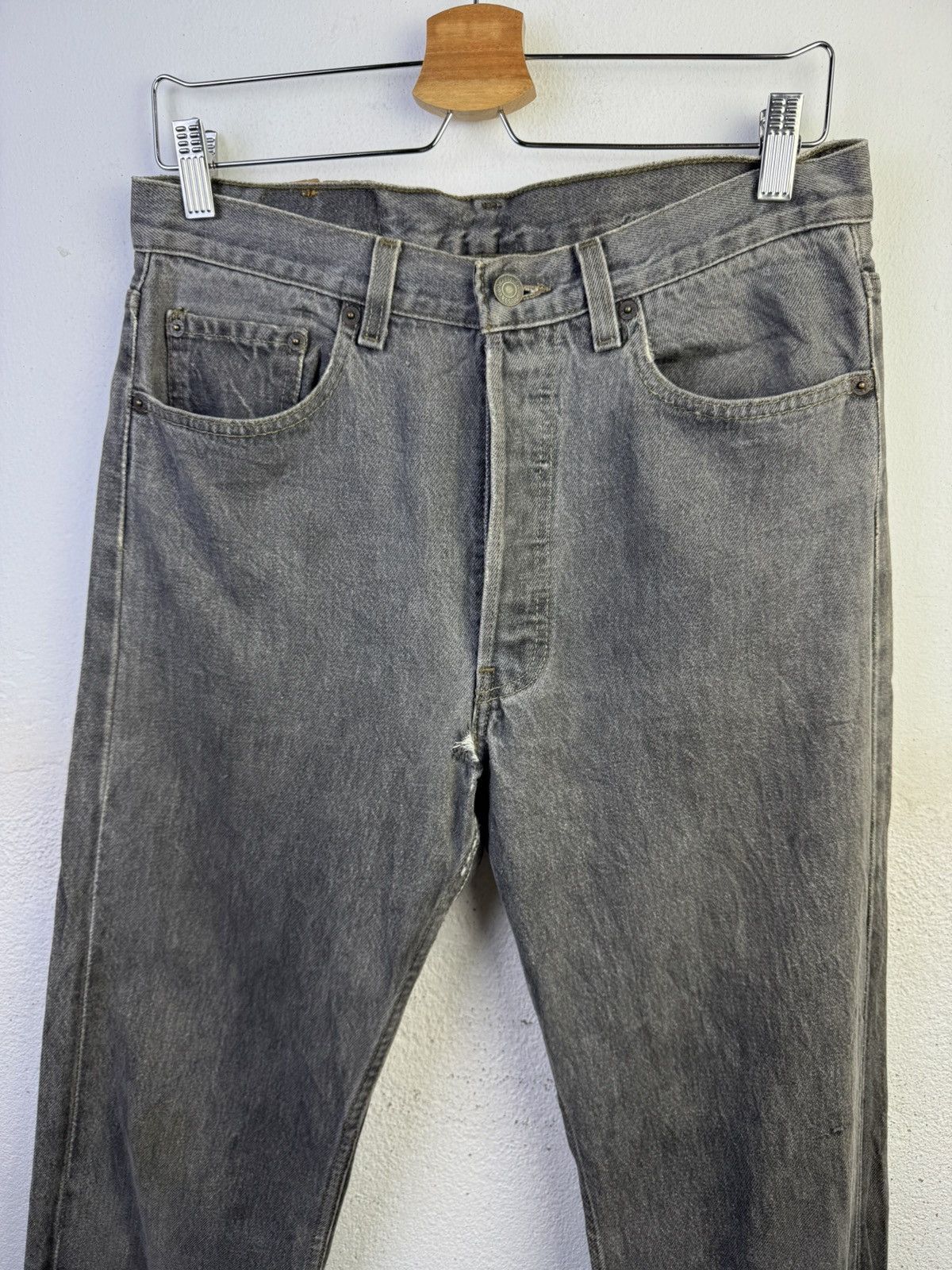 Levi's Vintage 80s Levis 501 Denim Pants Size US 32 / EU 48 - 3 Thumbnail