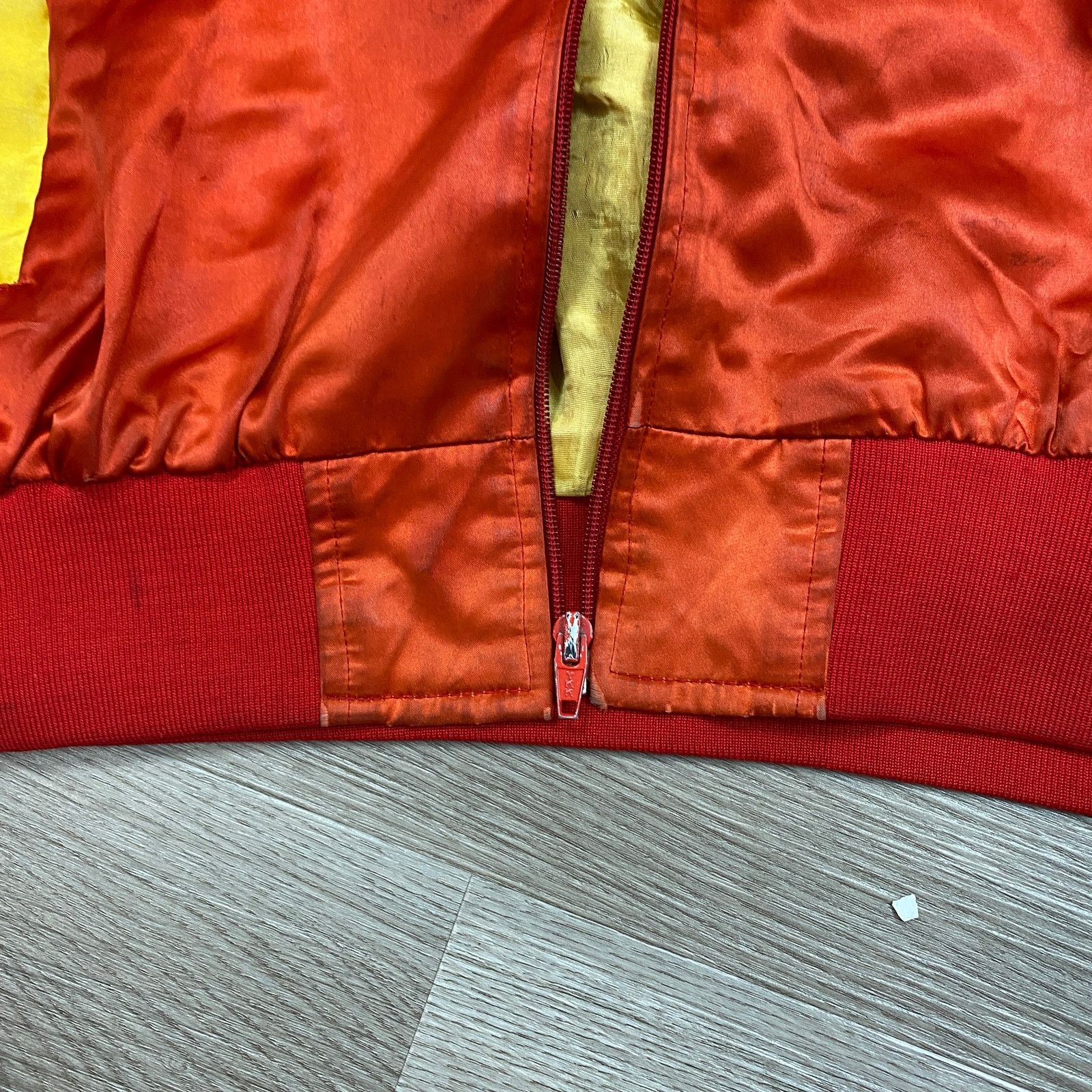 Vintage Rare VTG 70s 80s Golds Gym Satin Bomber 3XL Bodybuilding Size US XXL / EU 58 / 5 - 13 Thumbnail