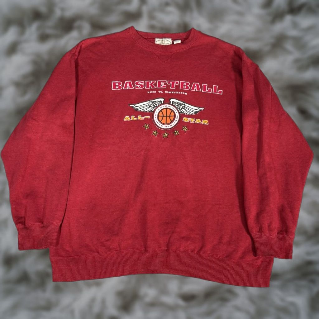 American Eagle Outfitters VINTAGE American Eagle Sweatshirt Mens XL Oversized Red Sweatshirt Size US XL / EU 56 / 4 - 1 Thumbnail