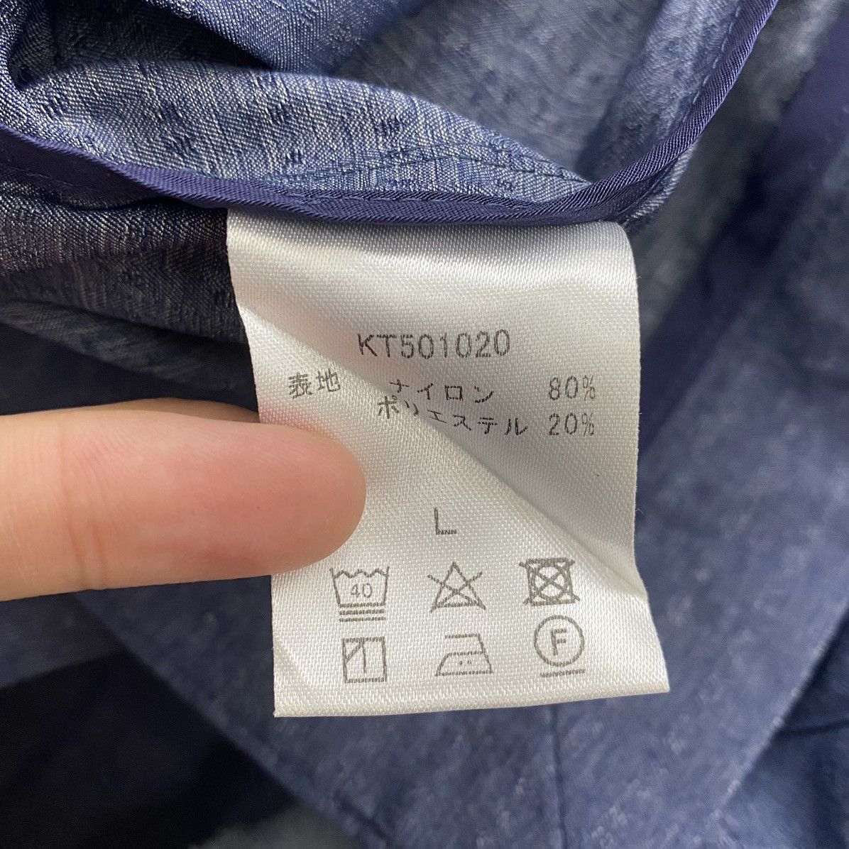 Japanese Brand TIMONE TABITUS Japanese Brand Multi Pocket Blue Blazer Coat Size US L / EU 52-54 / 3 - 4 Thumbnail