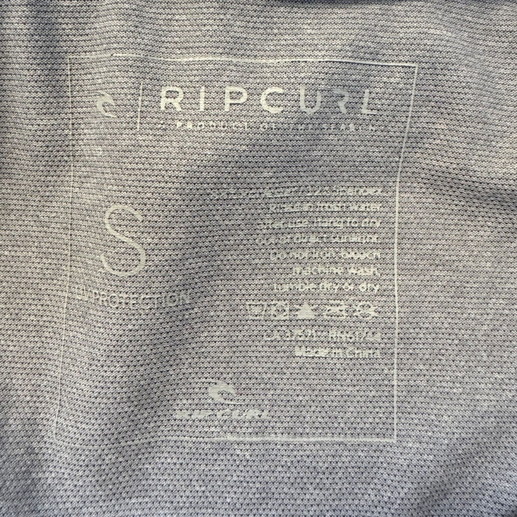 Rip Curl Rip Curl Gray Full Zip Lightweight Hoodie Jacket S Women's Athleisure Activewear Size S / US 4 / IT 40 - 4 Thumbnail