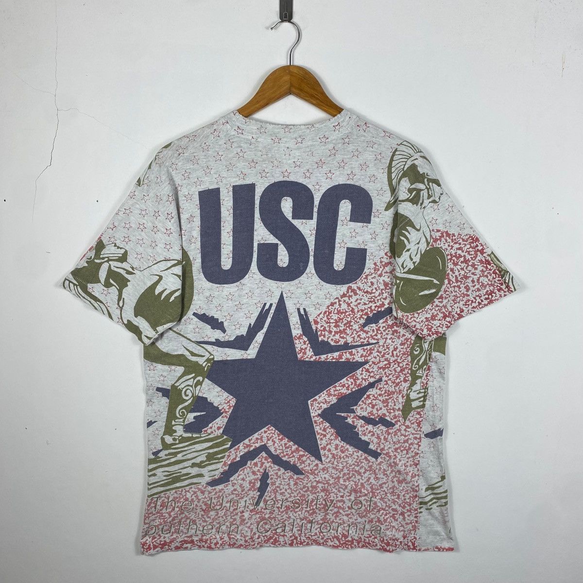 Vintage Vintage 90's USC University Southern California Fullprint Size US L / EU 52-54 / 3 - 5 Thumbnail