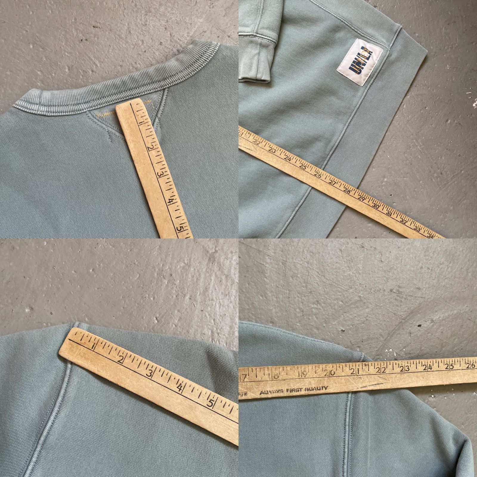 Union LA VINTAGE Union LA x J.Crew Heavy Single V Crewneck Sweatshirt Reverse Weave Streetwear XL Size US XL / EU 56 / 4 - 8 Thumbnail