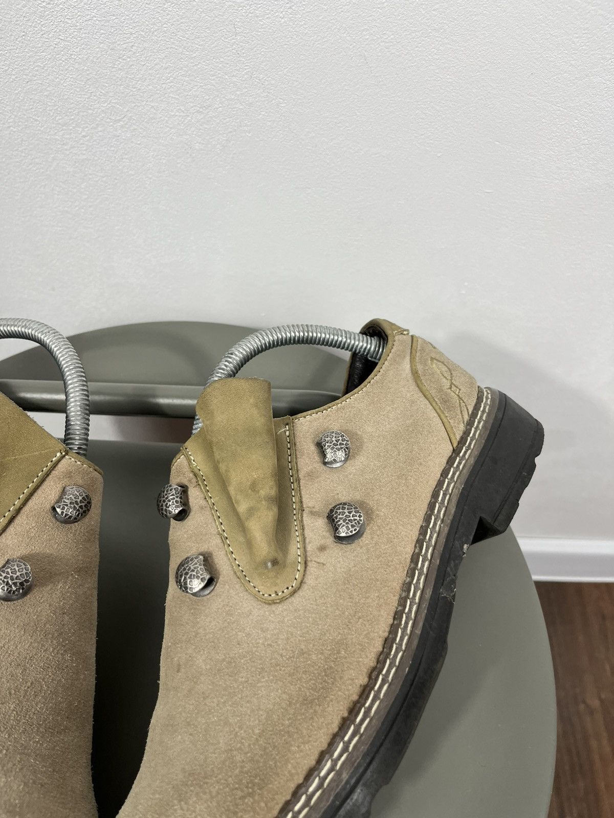 Other Suede Slip On Loafers Metal Buttons EU 40 Size US 7 / EU 40 - 3 Thumbnail