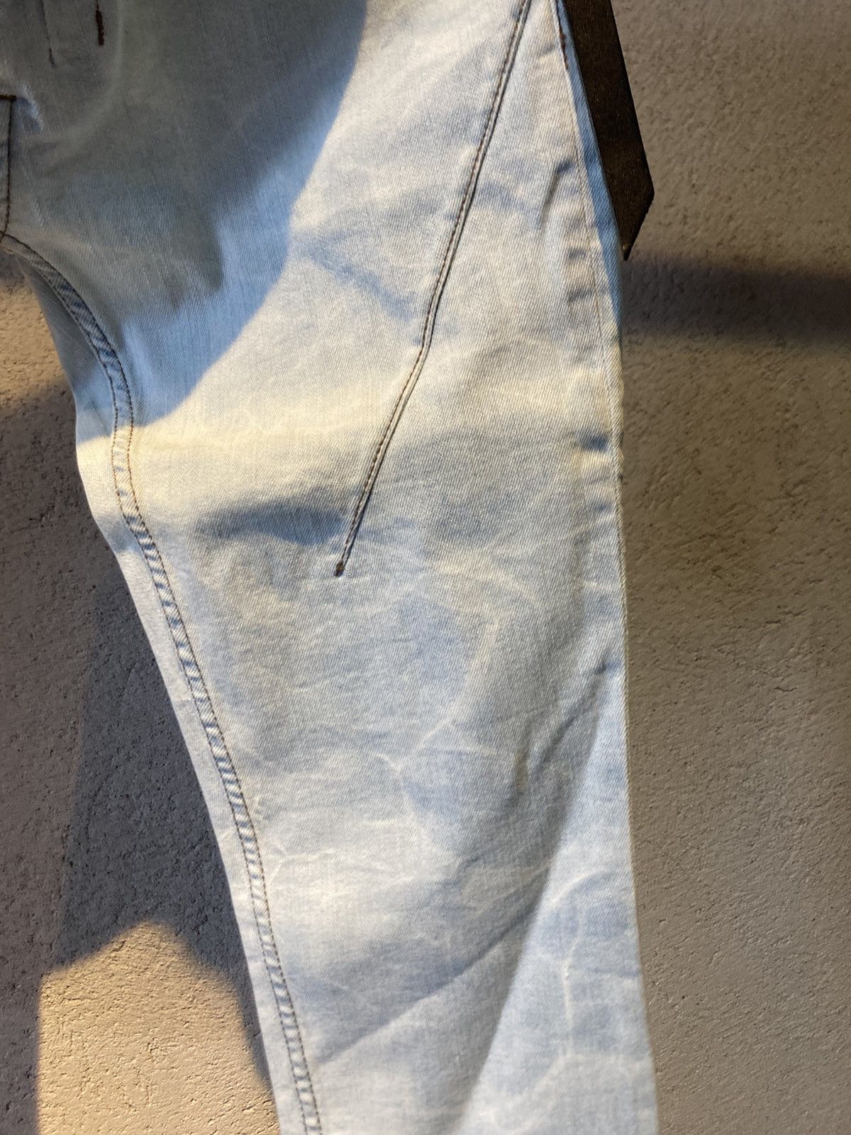 Fagassent Toshiki Aoki Seigeki Very Light Blue Denim Size US 28 / EU 44 - 2 Thumbnail