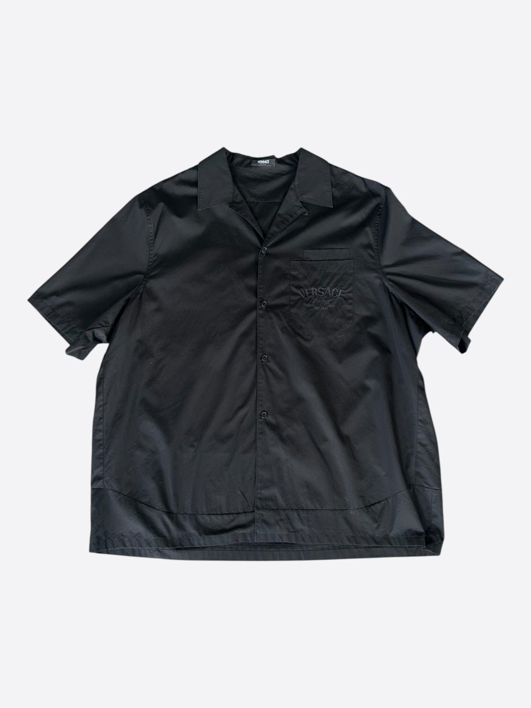 Versace Versace Black & Gold Baroque Button Up Shirt Size US XXL / EU 58 / 5 - 1 Thumbnail