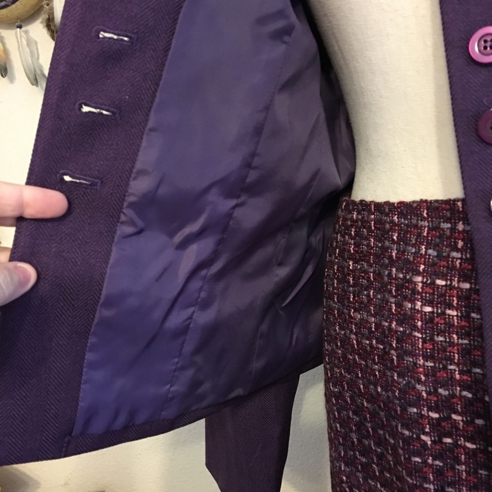 Vintage Vintage Clues Collections tweed skirt suit career Size L / US 10 / IT 46 - 7 Thumbnail