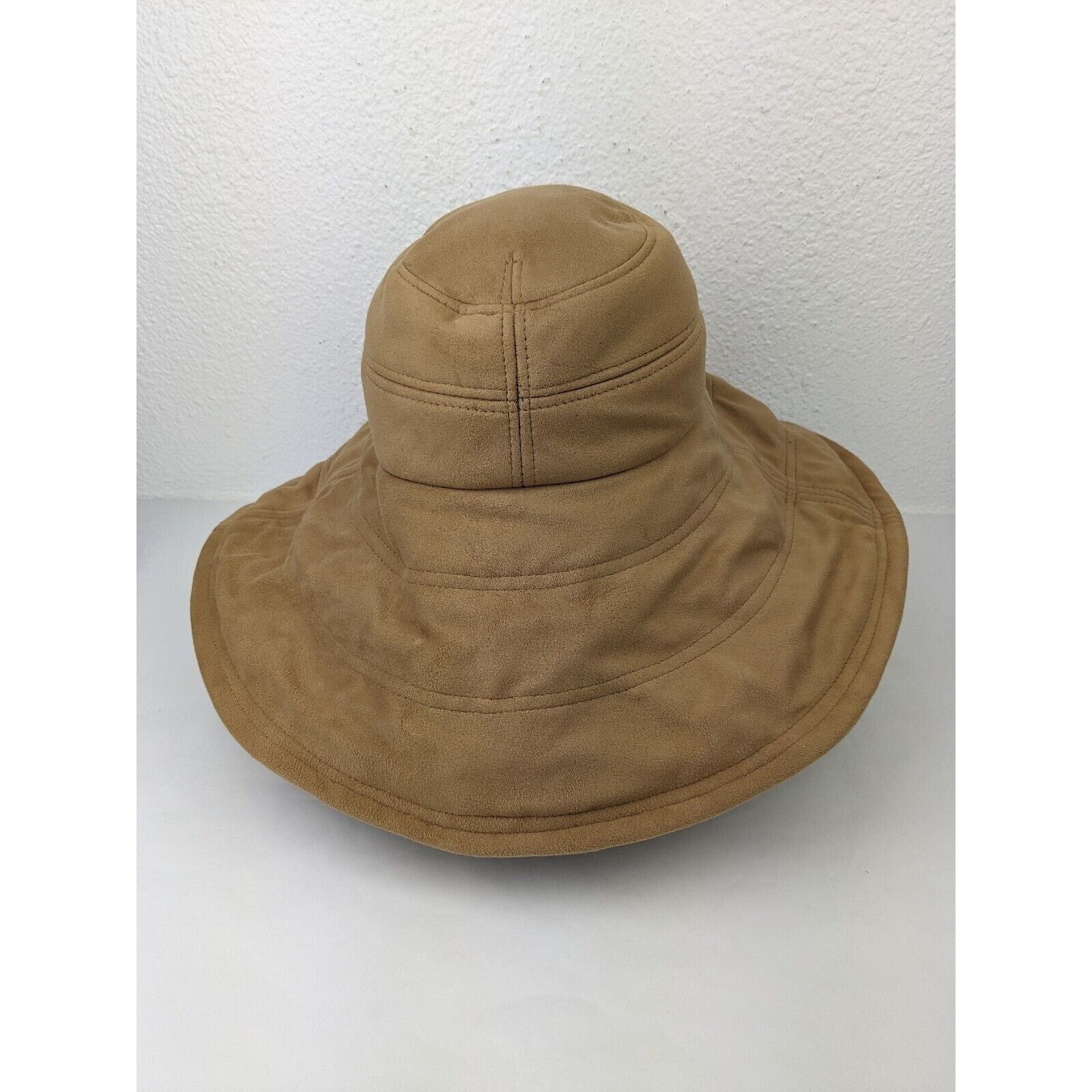 Other NWT KOKIN New York Floppy Packable Sun Hat Faux Suede Wide Size ONE SIZE - 3 Thumbnail