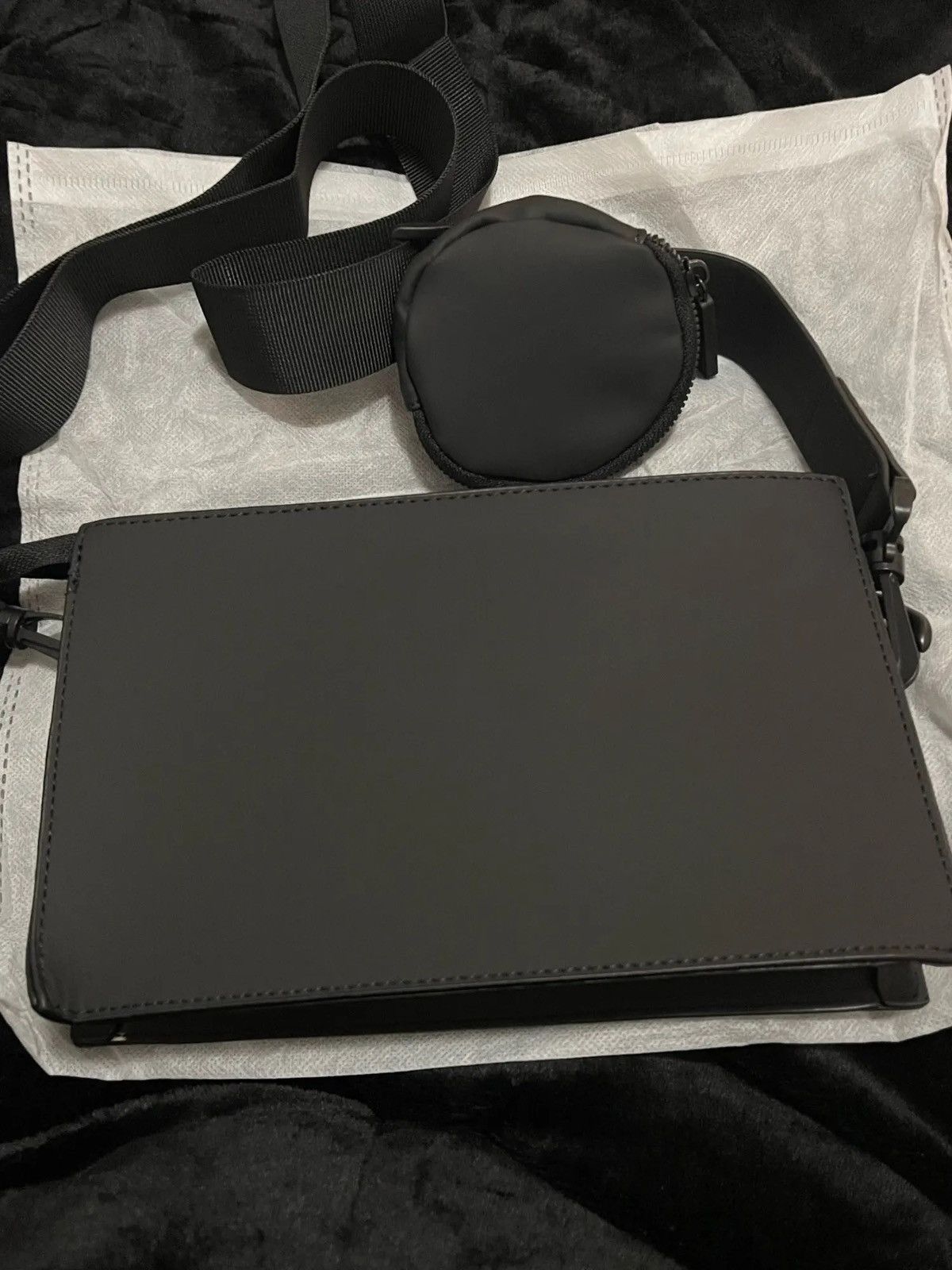 Japanese Brand Streetwear Men's Box Crossbody Bag Size ONE SIZE - 8 Thumbnail