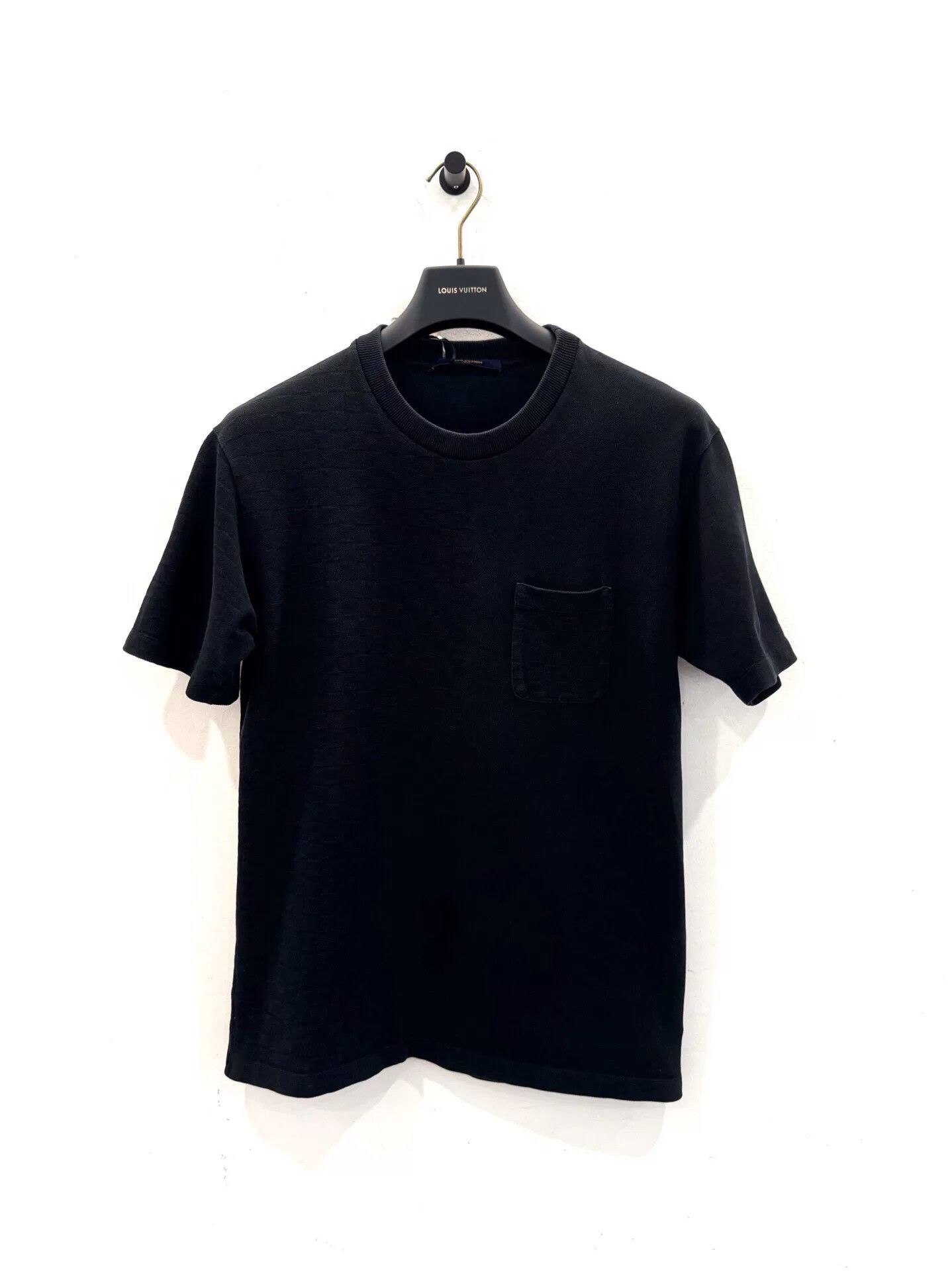 Louis Vuitton Men's Checkered Logo Short-Sleeve Tee