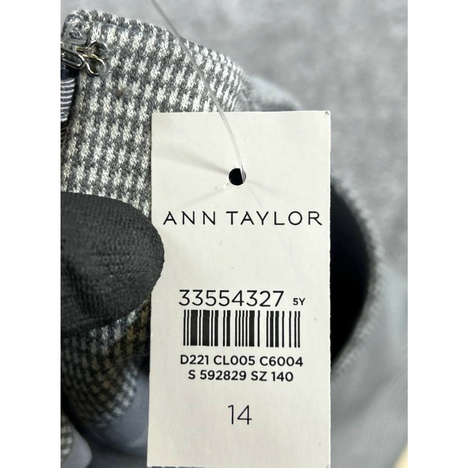 Ann Taylor Ann Taylor Dress Womens 14 Gray Blouson New Size XL / US 12-14 / IT 48-50 - 4 Thumbnail