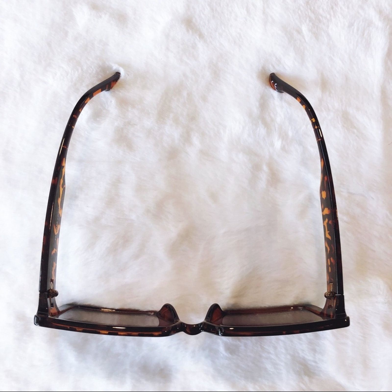 Other Molly Tortoise Brown Oversize Rectangle Sunglasses Size ONE SIZE - 4 Thumbnail