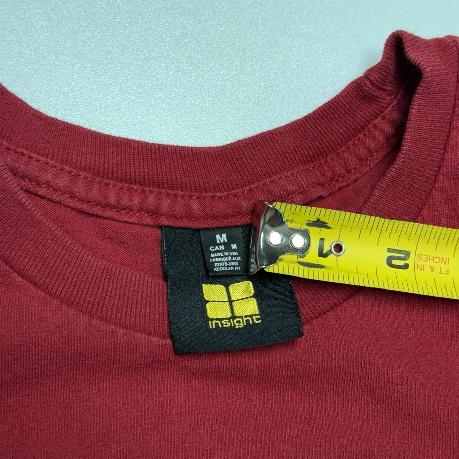 Insight × Vintage Vintage Insight Skate T Shirt Mens Medium Red Short Sleeve S Size US M / EU 48-50 / 2 - 10 Thumbnail