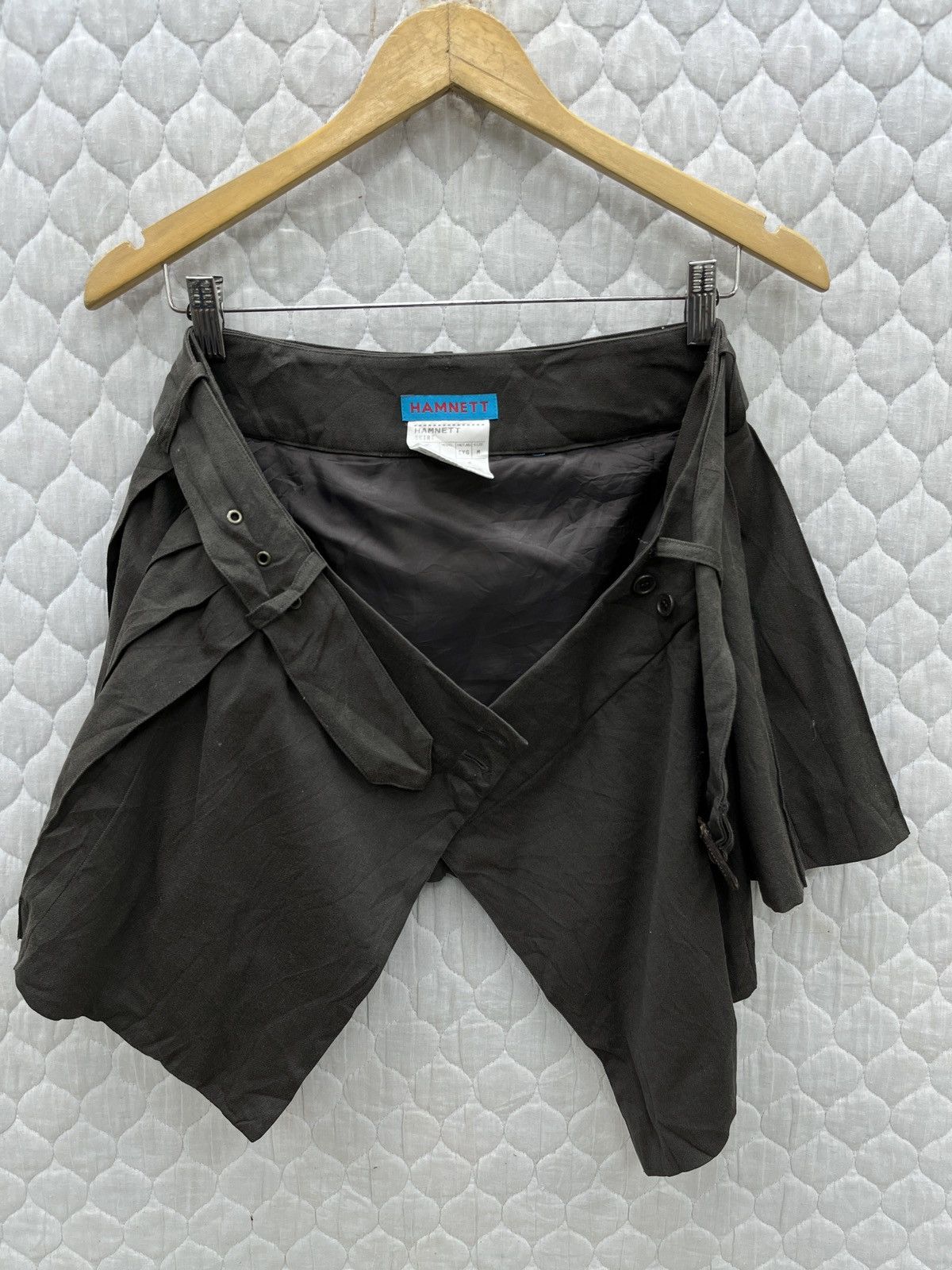 Katharine Hamnett London 🔥🔥🔥STEALS KATHARINE HAMNETT WRAPPED PLEATED BELT SKIRTS Size 32" / US 10 / IT 46 - 7 Thumbnail