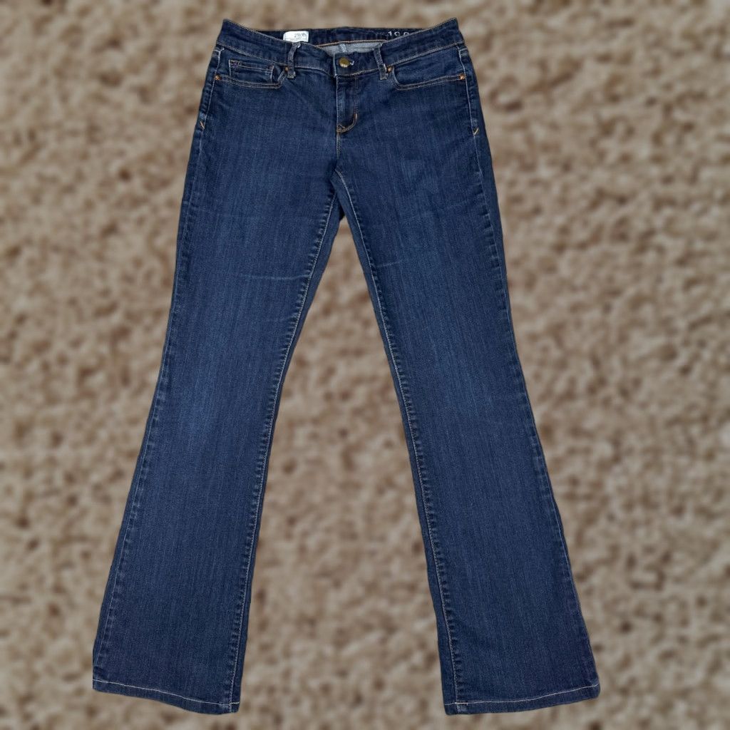 Gap Gap Jeans Womens Bootcut Jeans 8 Blue Denim Mid Rise 30x32 Bootcut 5-Pocket Stretch Cotton Blend Gap 1969 Western American Size 30" / US 8 / IT 44 - 1 Thumbnail