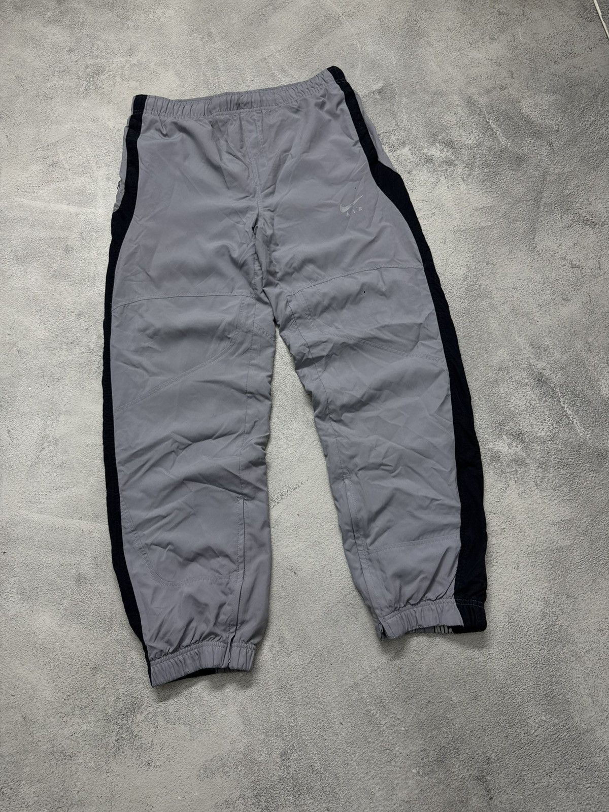 Nike Vintage Y2K Nike Nylon Mini Swoosh Drill Pants 00’s Size US 30 / EU 46 - 1 Thumbnail