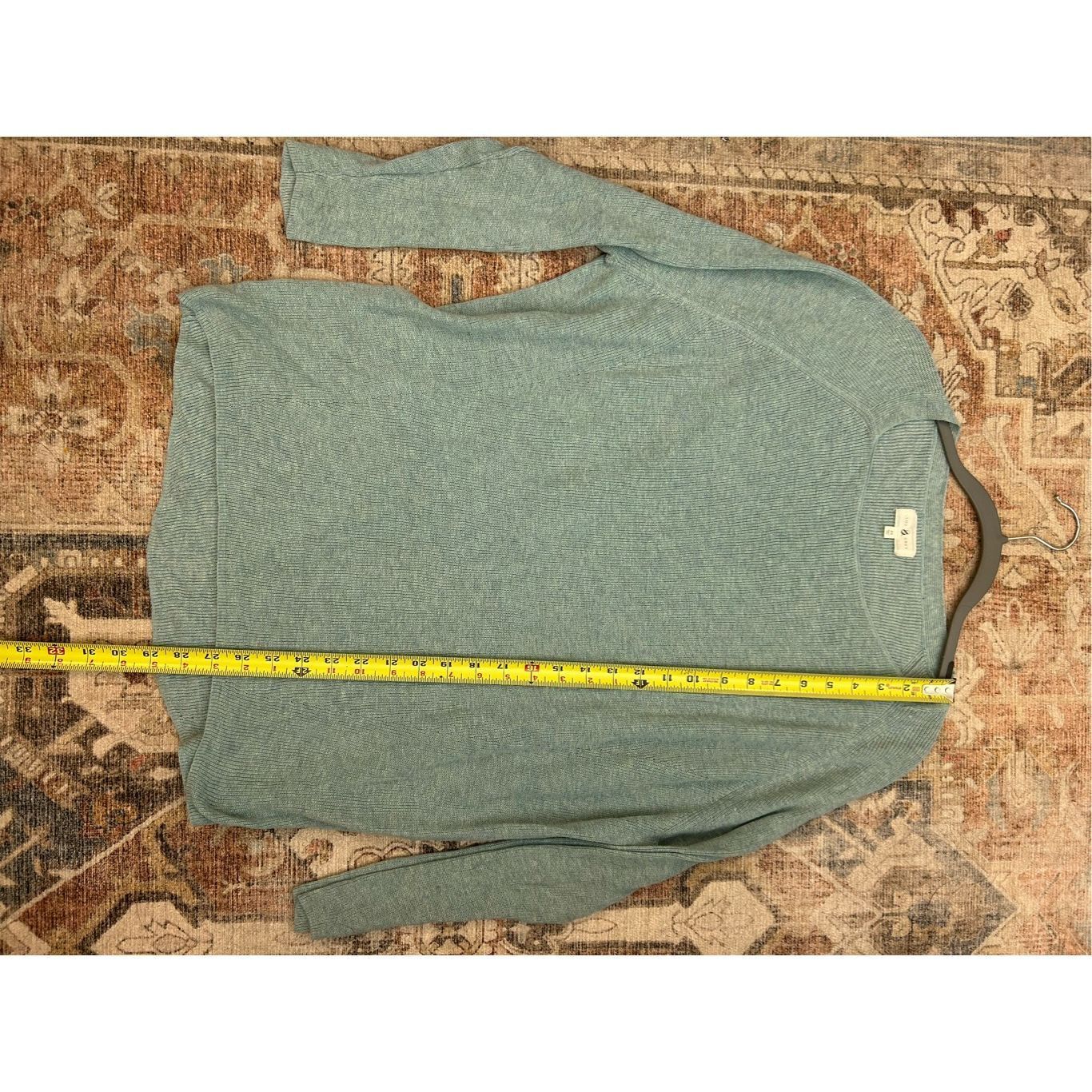 Lou & Grey Lou & Grey Teal Blue Knit Sweater, size Medium Size M / US 6-8 / IT 42-44 - 2 Thumbnail