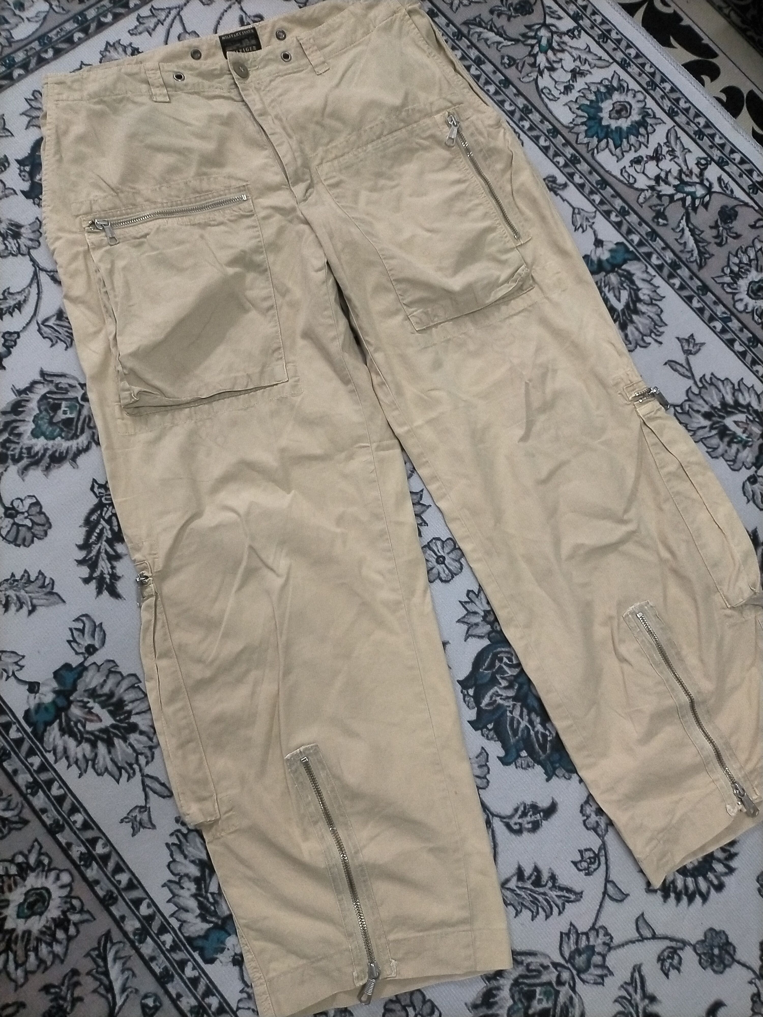JNCO × Southpole × Tommy Hilfiger 🔥Vintage 90s🔥Baggy Tommy Hilfiger Military Tactical Pants Size US 32 / EU 48 - 4 Thumbnail
