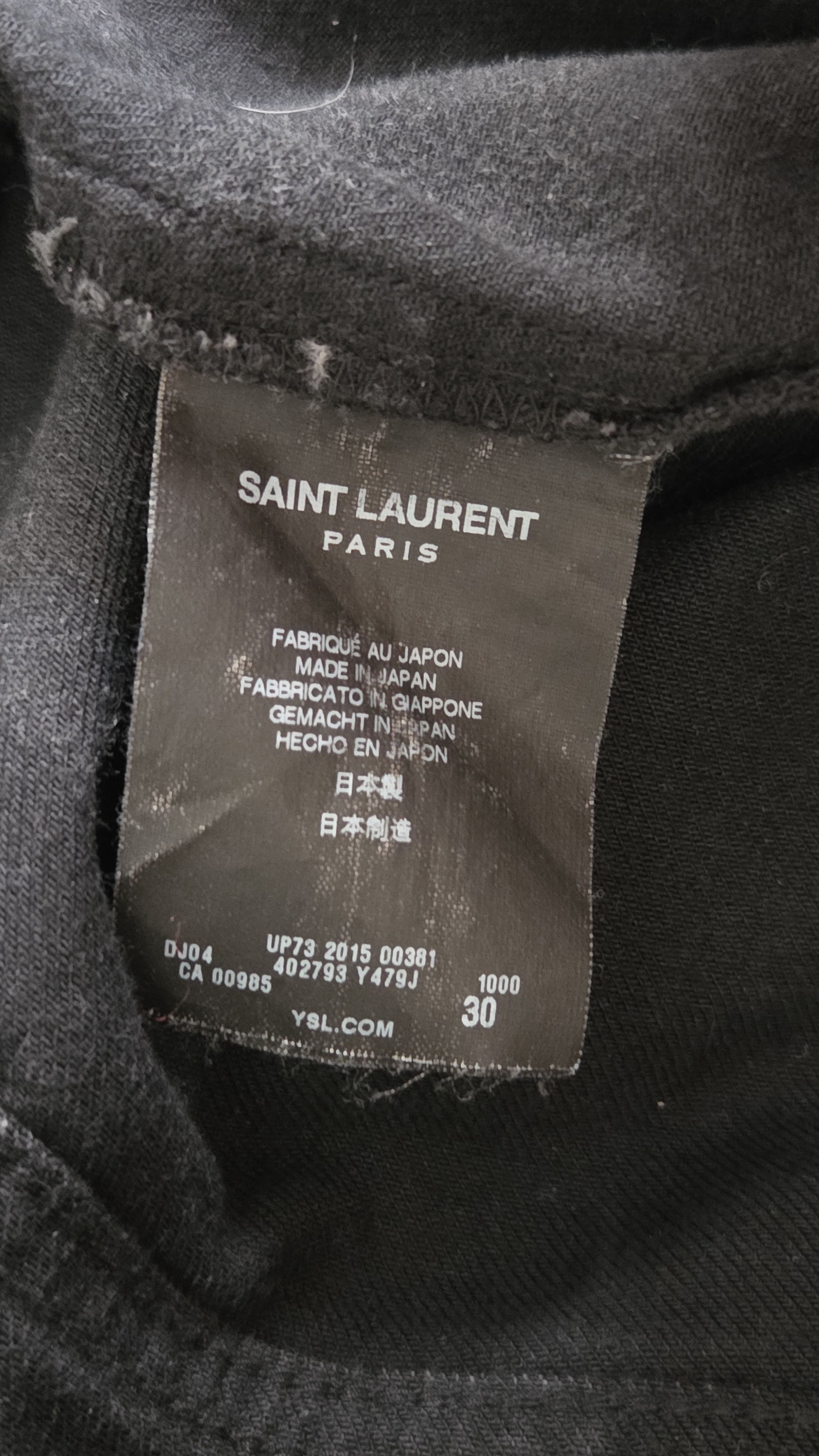 Saint Laurent Paris Saint Laurent Paris D01 Star Denim by Hedi Slimane Size 32" / US 10 / IT 46 - 9 Thumbnail