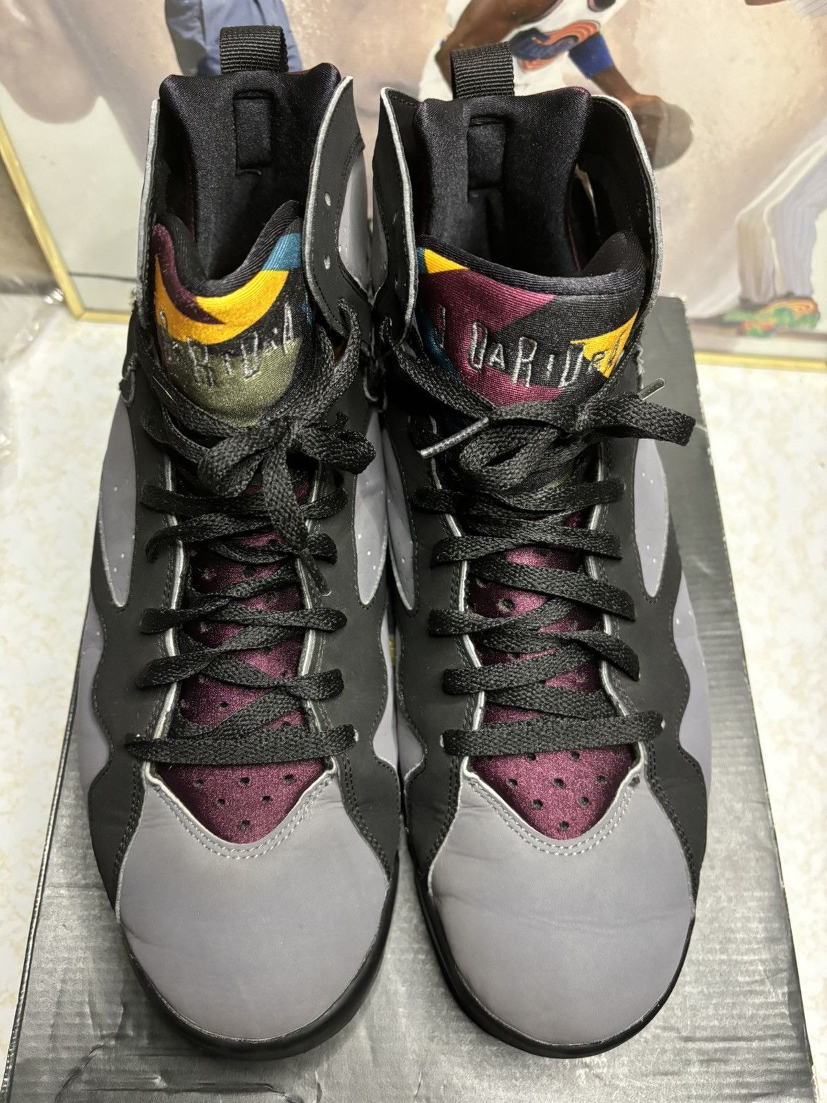 Jordan Brand Air Jordan 7 Retro 2015 Bordeaux 2015 Size US 13 / EU 46 - 2 Thumbnail