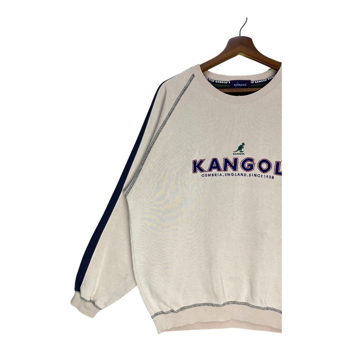 Kangol Vintage Kangol Sweatshirt Spellout Embroidery Jumper Size US L / EU 52-54 / 3 - 3 Thumbnail