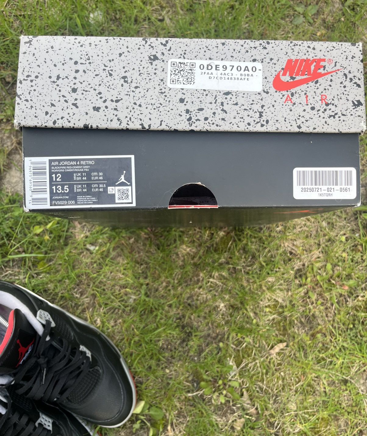 Jordan Brand Jordan 4 Bred Size US 12 / EU 45 - 8 Thumbnail