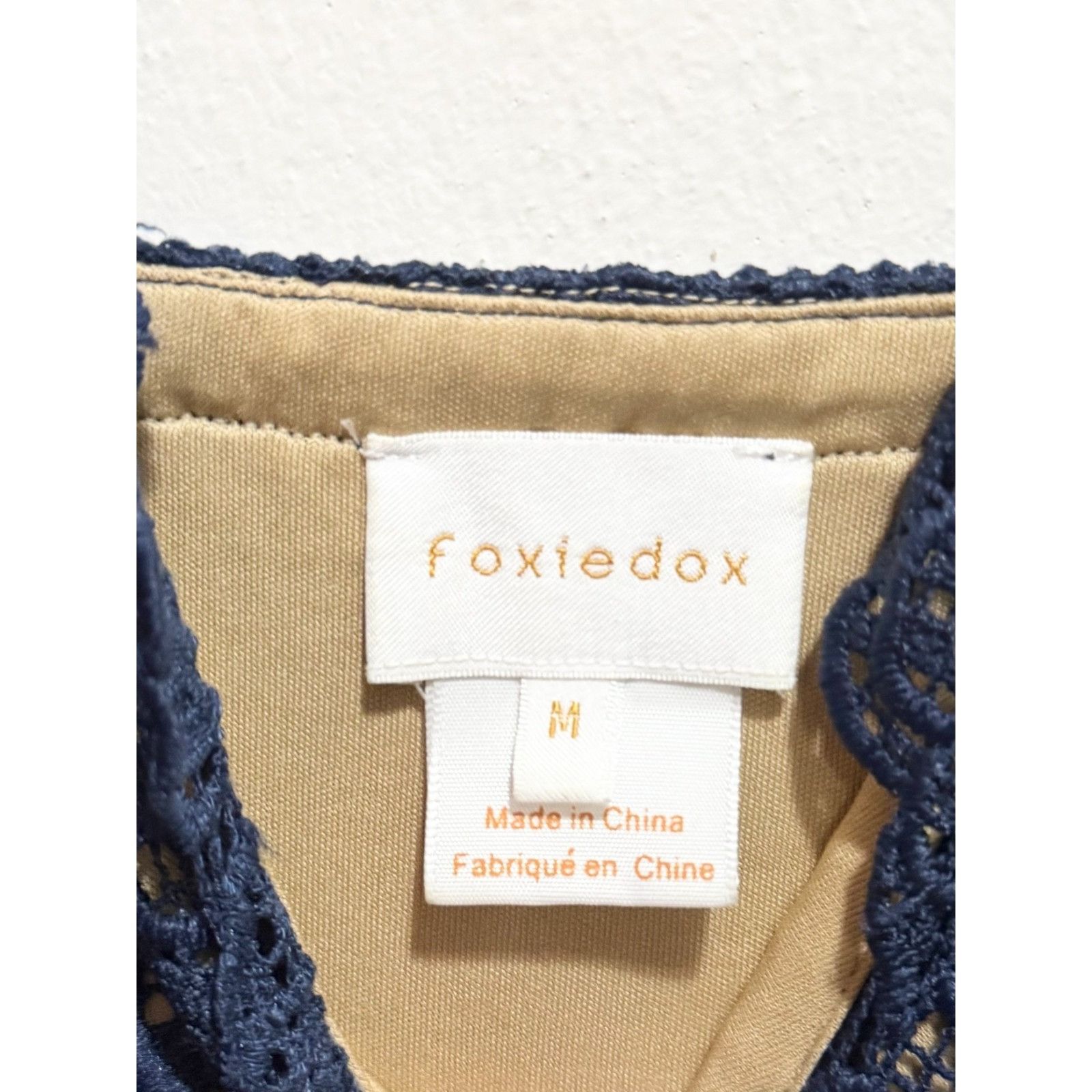 Other Foxiedox lace Midi Dress Navy Blue Size M Size M / US 6-8 / IT 42-44 - 10 Thumbnail