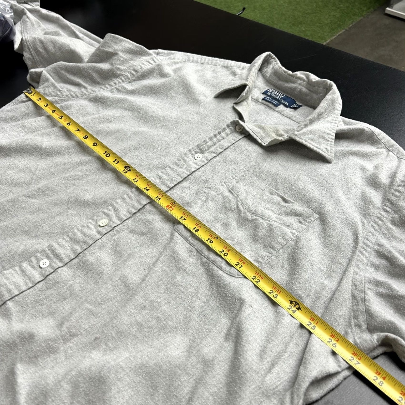 Polo Ralph Lauren Polo Ralph Lauren Shirt Mens XL Gray Cotton Button Down Casual Lowell Sport Size US XL / EU 56 / 4 - 4 Thumbnail