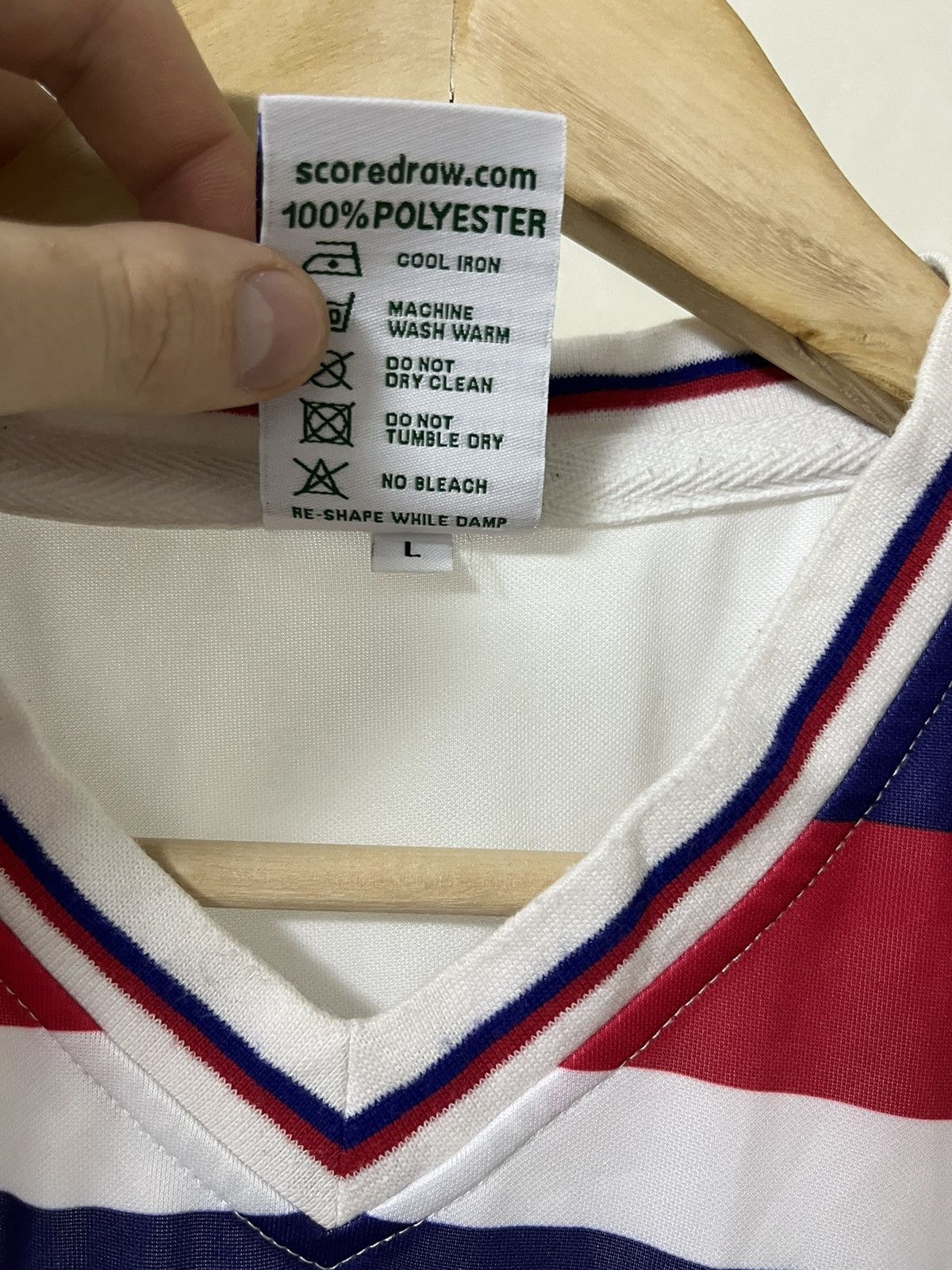 Vintage Score Draw England 1982 Vintage Blokecore Jersey Size US L / EU 52-54 / 3 - 4 Thumbnail