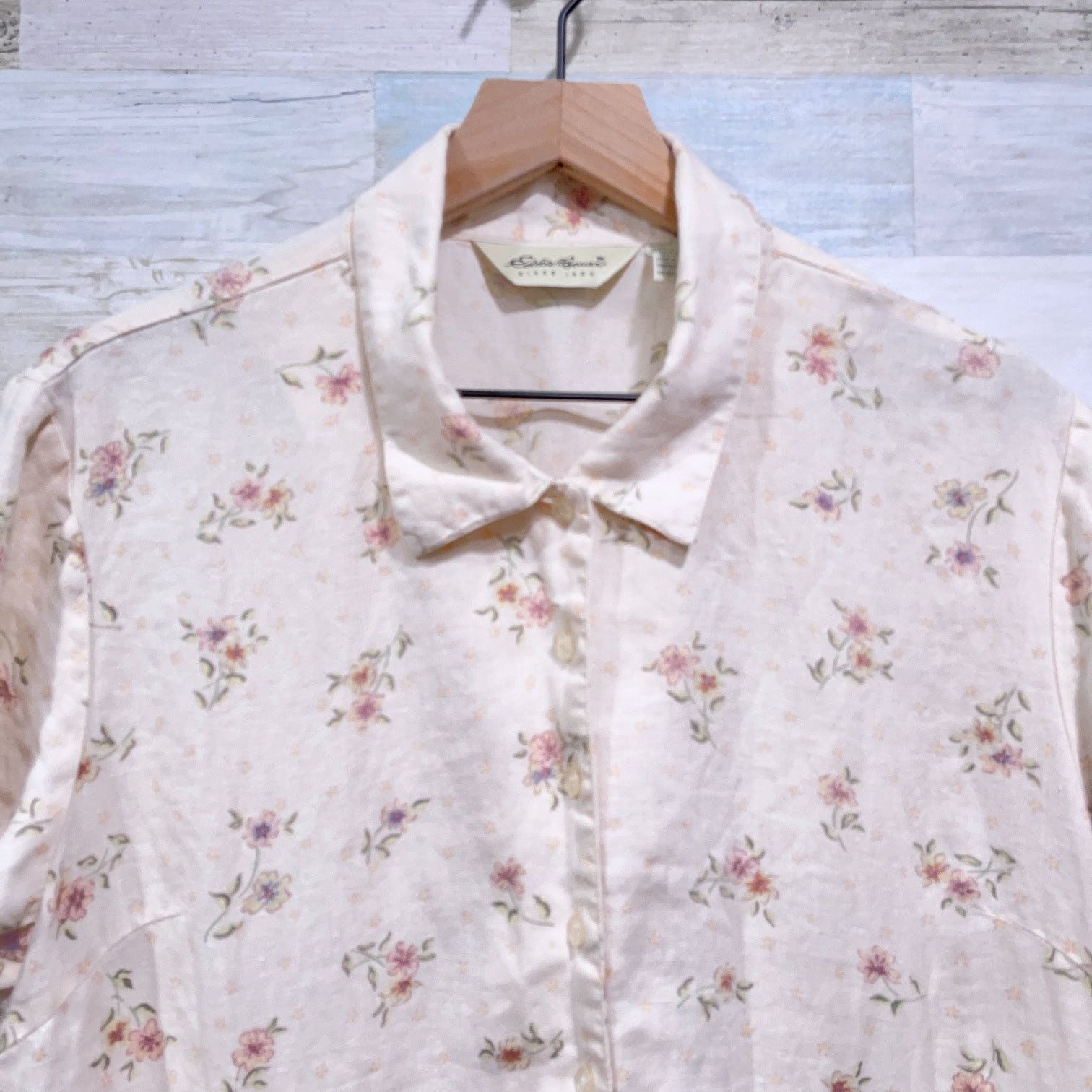 Eddie Bauer Eddie Bauer Vintage Linen Floral Cottagecore Prairie L P Size L / US 10 / IT 46 - 2 Thumbnail