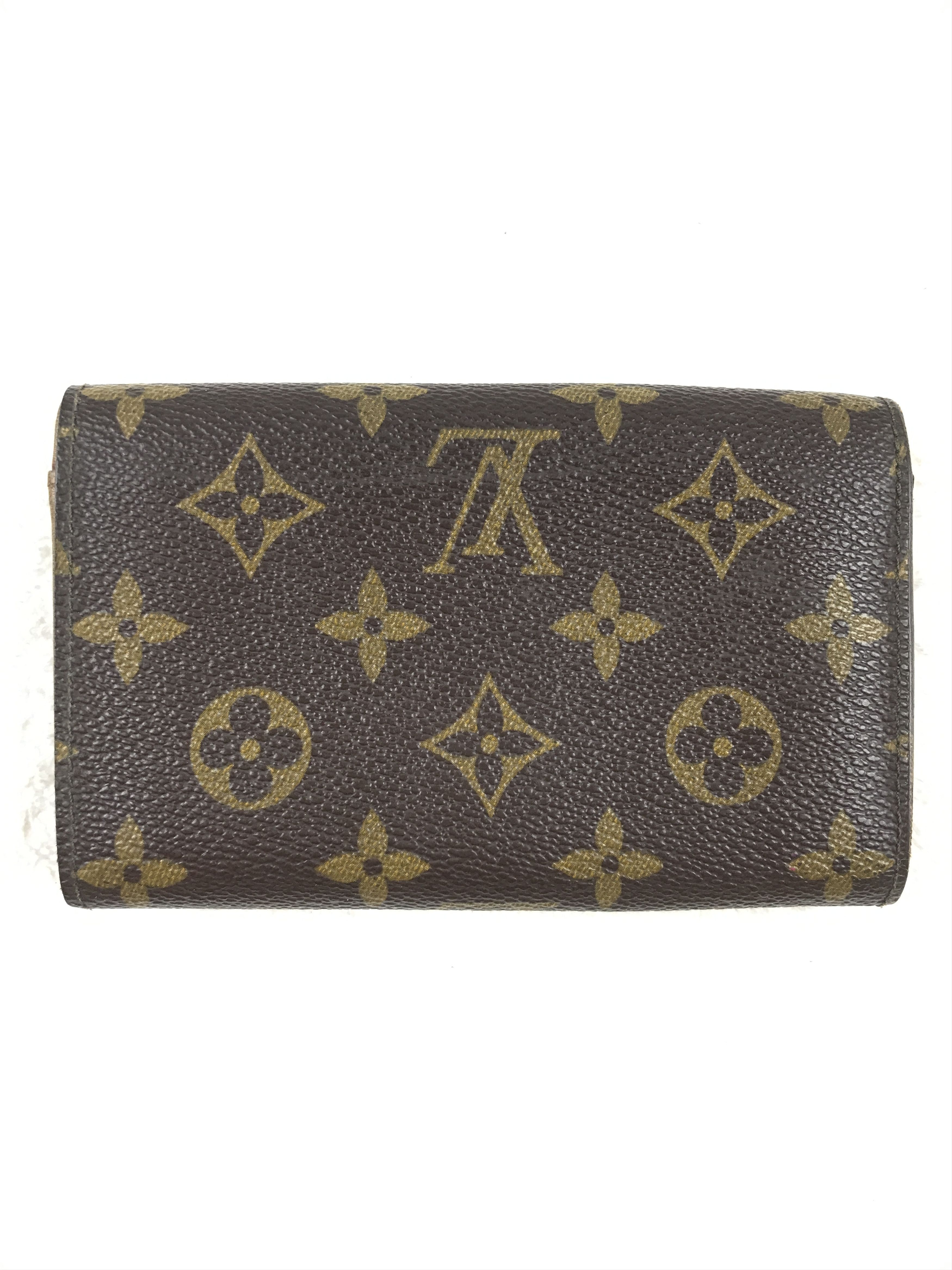 Louis Vuitton × Vintage Louis Vuitton Monogram Portefeuille Monnaie Tresor Wallet Size ONE SIZE - 2 Thumbnail