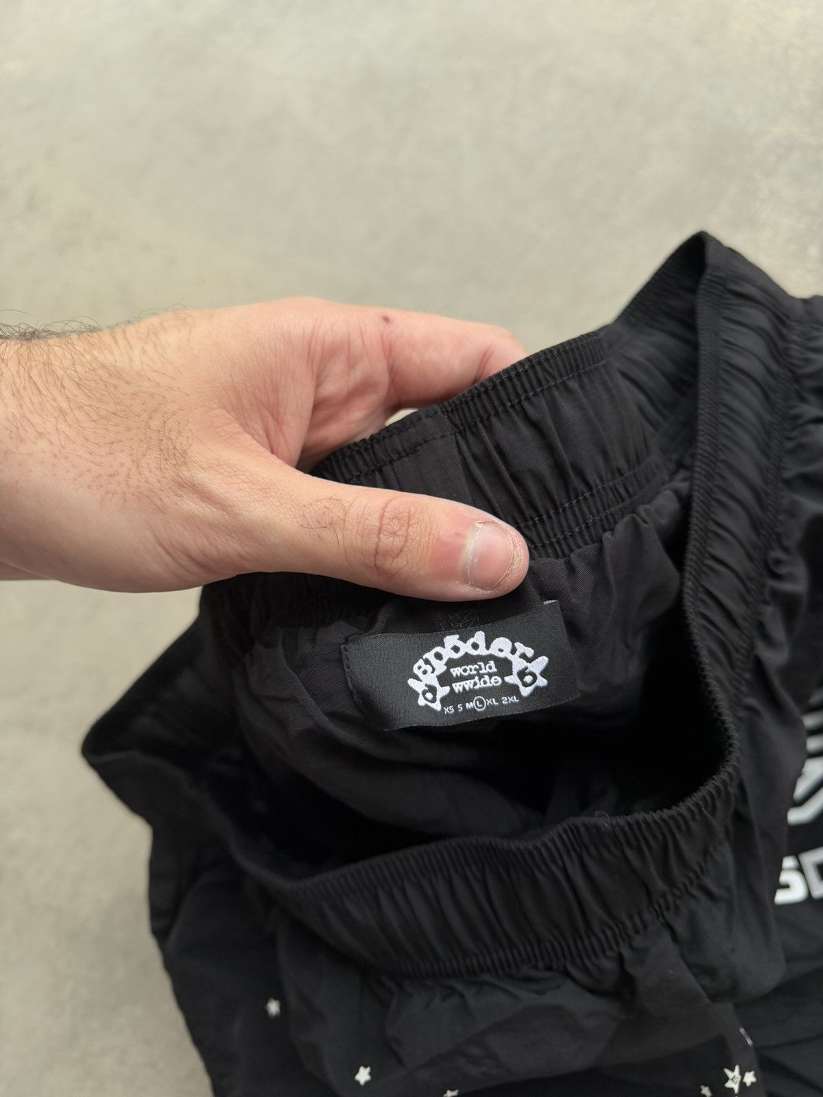 Sp5der Sp5der Black Logo Star Shorts Large New Authentic Size US 34 / EU 50 - 3 Thumbnail