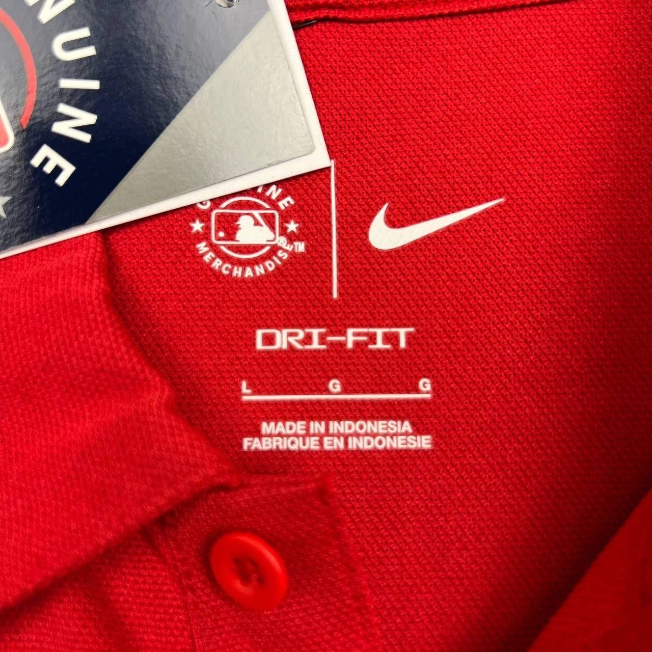 Nike Nike Dri-Fit Polo Shirt Men L Washington Nationals Collared Size US L / EU 52-54 / 3 - 3 Thumbnail