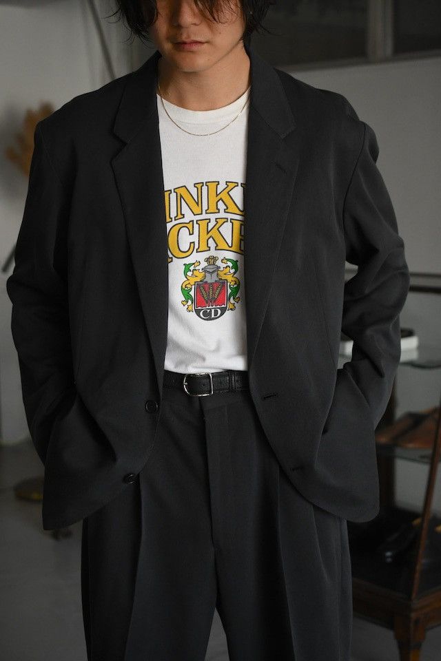 A.PRESSE A.PRESSE / Washed Silk Jacket (Charcoal) Size US XL / EU 56 / 4 - 15 Thumbnail