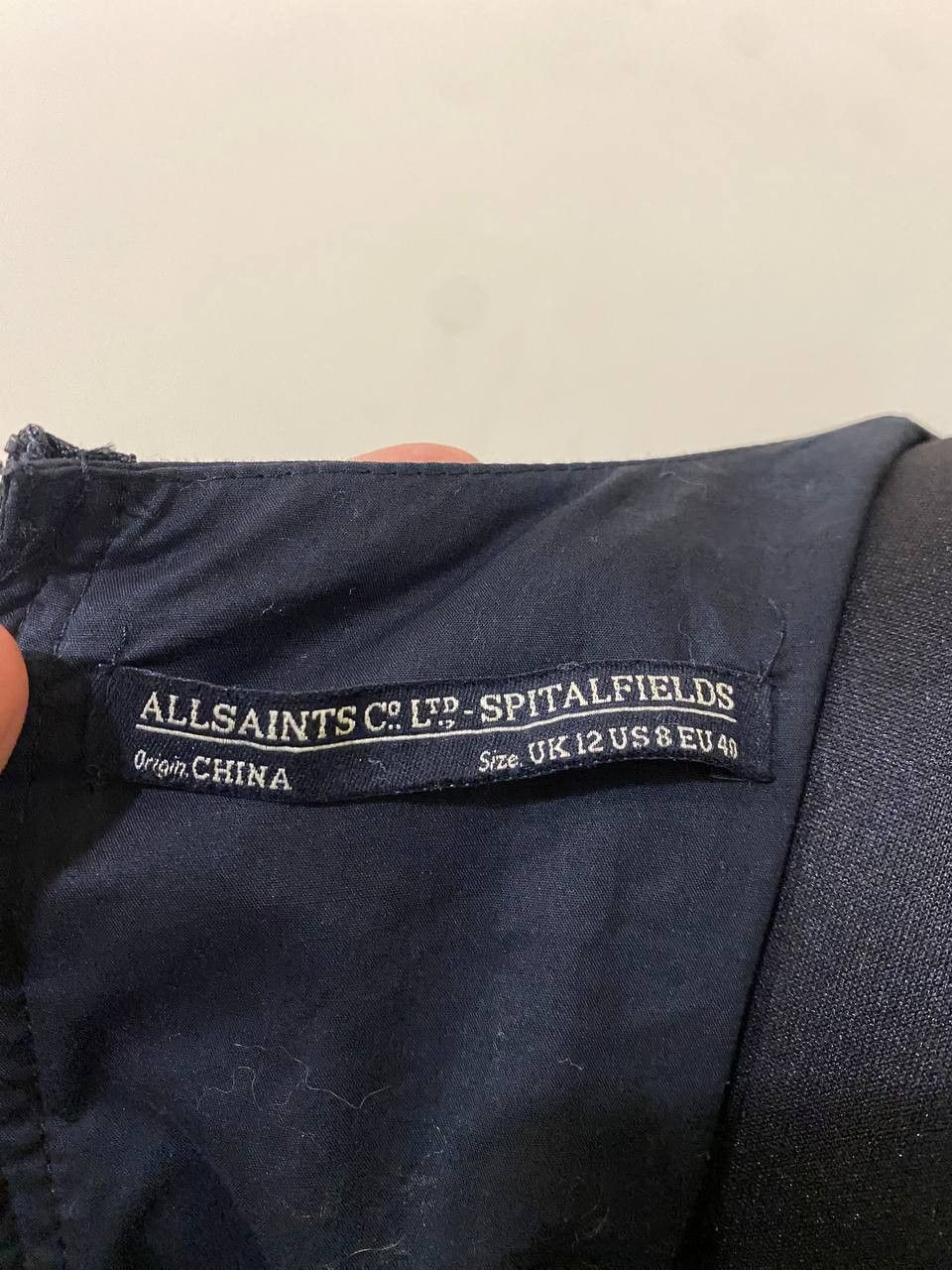 Allsaints AllSaints Alia Cotton Dress in Black Size US 8 Size M / US 6-8 / IT 42-44 - 7 Thumbnail