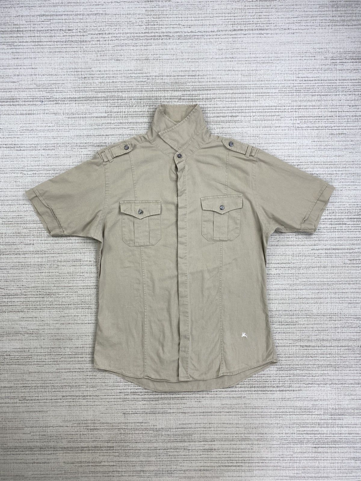 Burberry Vintage Burberry Black Label Button Ups Shortsleeve Shirt Size US M / EU 48-50 / 2 - 5 Thumbnail