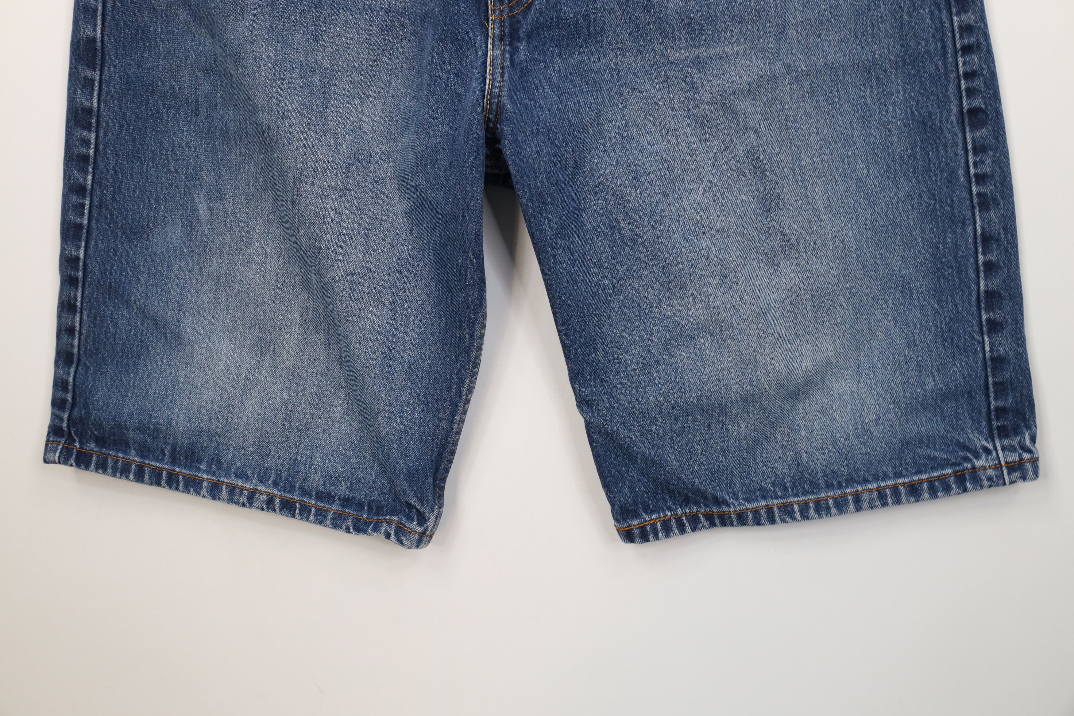 Levi's Vintage Y2K Levis 569 Loose Fit Denim Jean Shorts Jorts Blue Size US 36 / EU 52 - 4 Thumbnail
