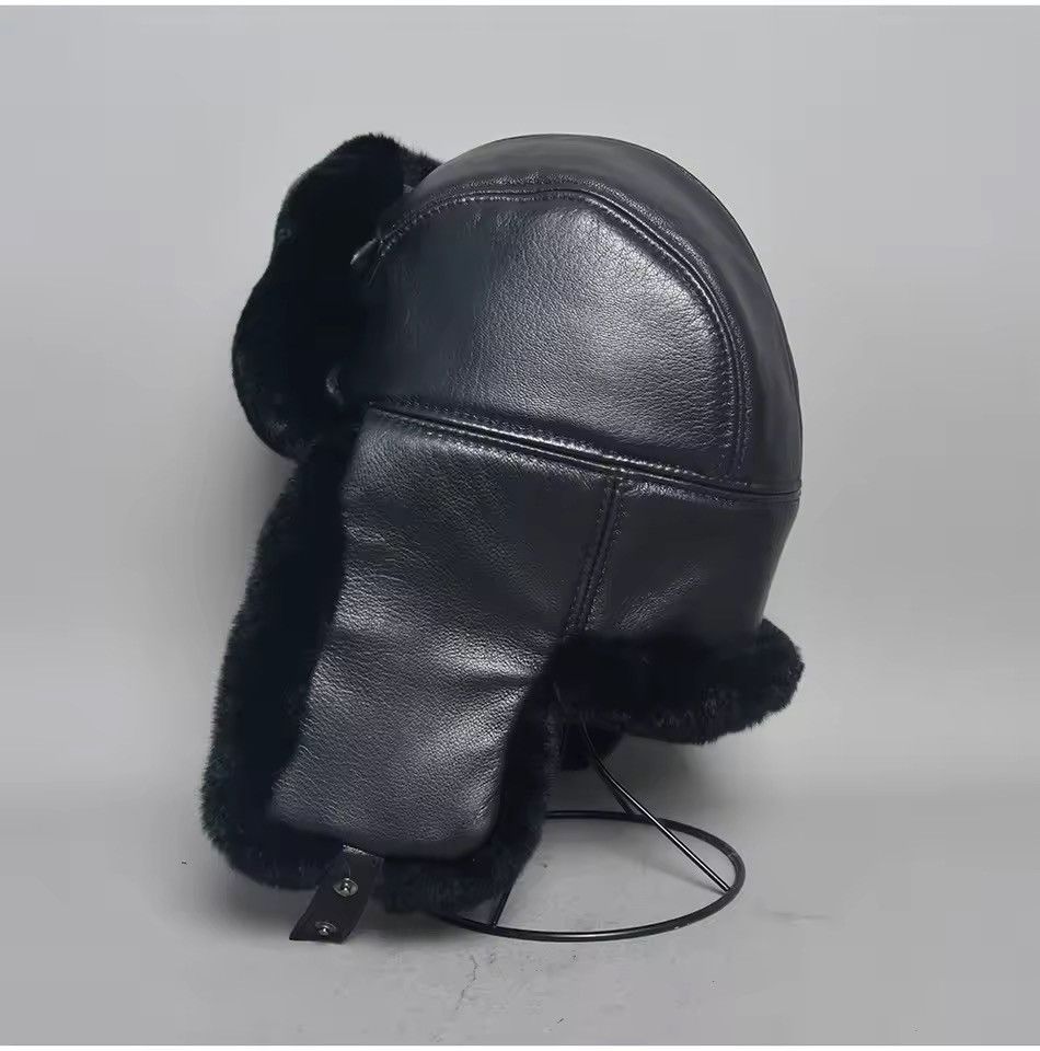Japanese Brand Unisex RealRabbit Fur Ushanka Trapper Hat Size M Size ONE SIZE - 4 Thumbnail