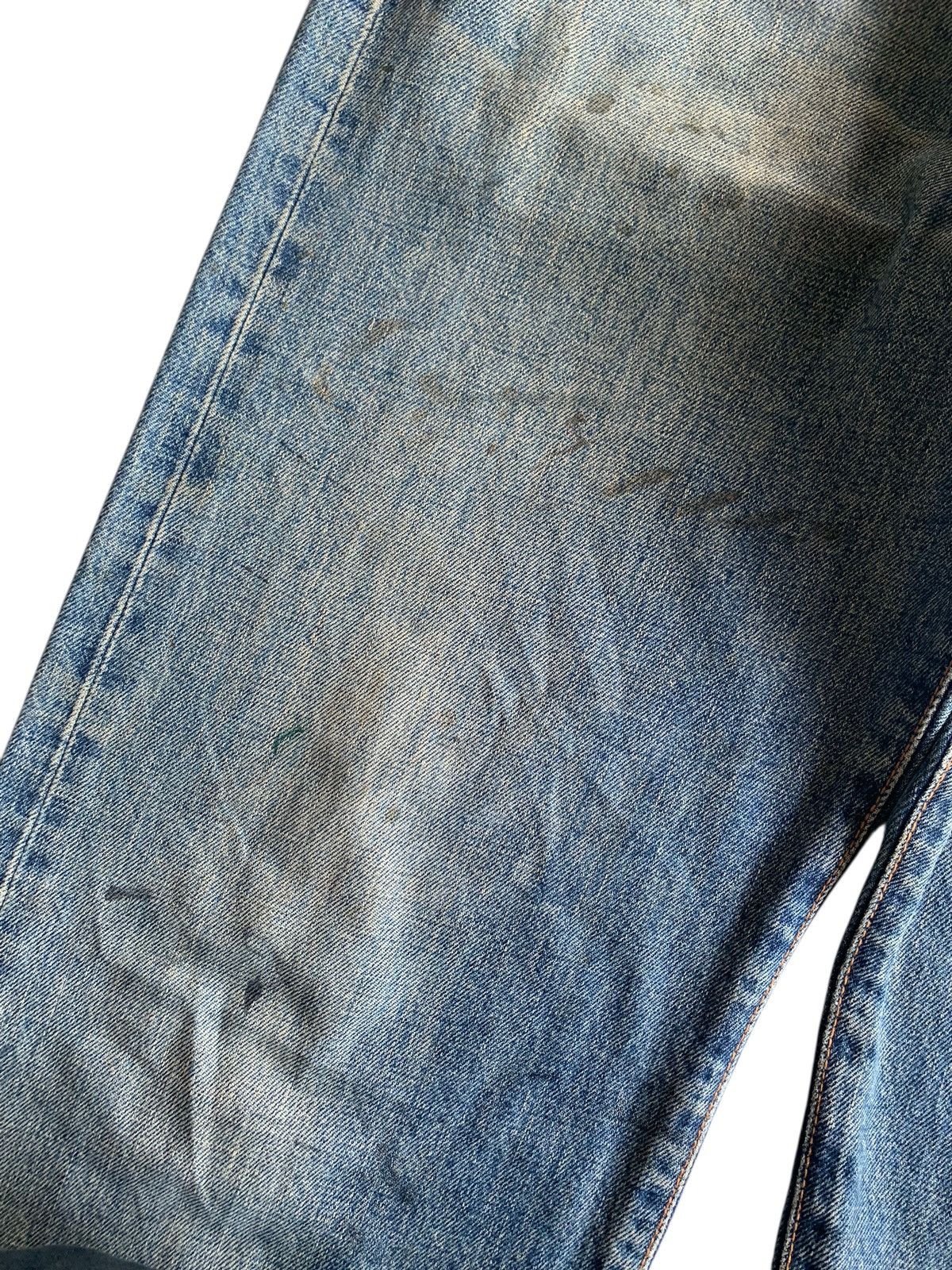 Kapital VINTAGE EDWIN 505X SELVEDGE FADED & RUSTY DISTRESSED DENIM Size US 30 / EU 46 - 18 Thumbnail