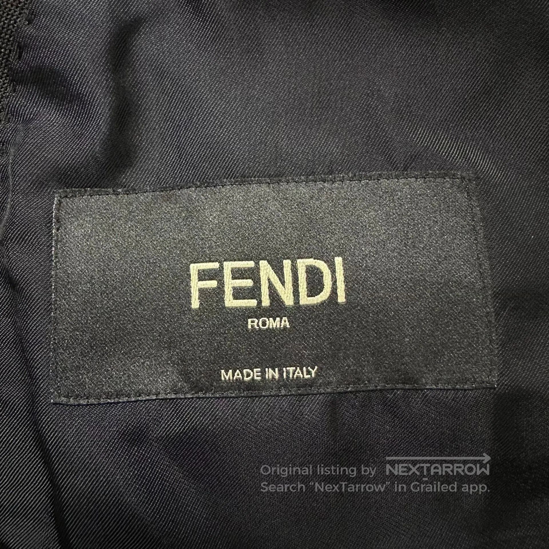Fendi Fendi FF Logo Arm Stripe Blazer. Size US L / EU 52-54 / 3 - 4 Thumbnail