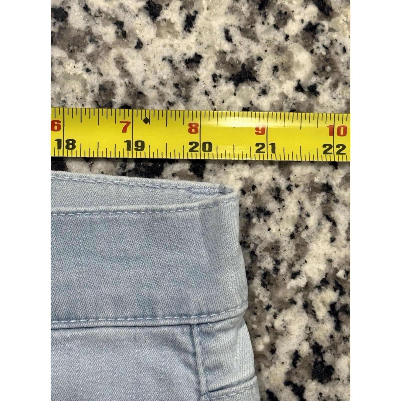 Denime Mugsy Jeans 5-Pocket Denim Straight Stretch Light Blue FLX4NLU 40x30 Mens Regular Size 40 Blue Size US 40 / EU 56 - 3 Thumbnail