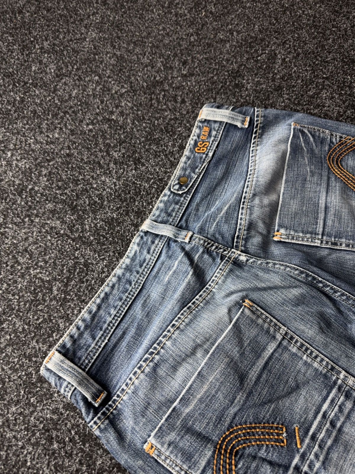 G-Star 00s Retro Y2K G-Star RAW Men’s Straight Leg Denim Jeans Size US 32 / EU 48 - 20 Thumbnail