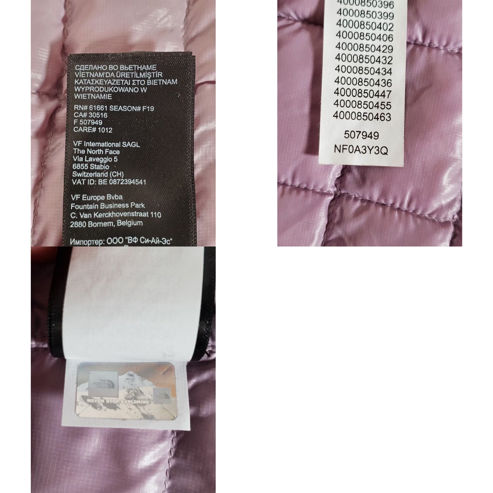The North Face The North Face Thermoball Eco Jacket 2.0 Lavender Fog Puffer Full-Zip Women's L Jacket Size L / US 10 / IT 46 - 9 Thumbnail