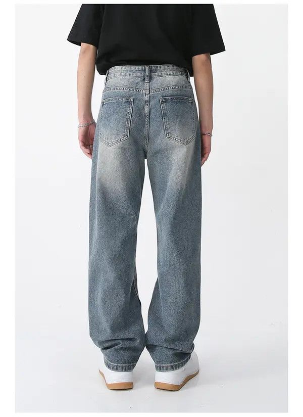 Japanese Brand Kinuka x Risa Vintage Washed Loose Straight Mid-Rise Jeans Size US 32 / EU 48 - 5 Thumbnail