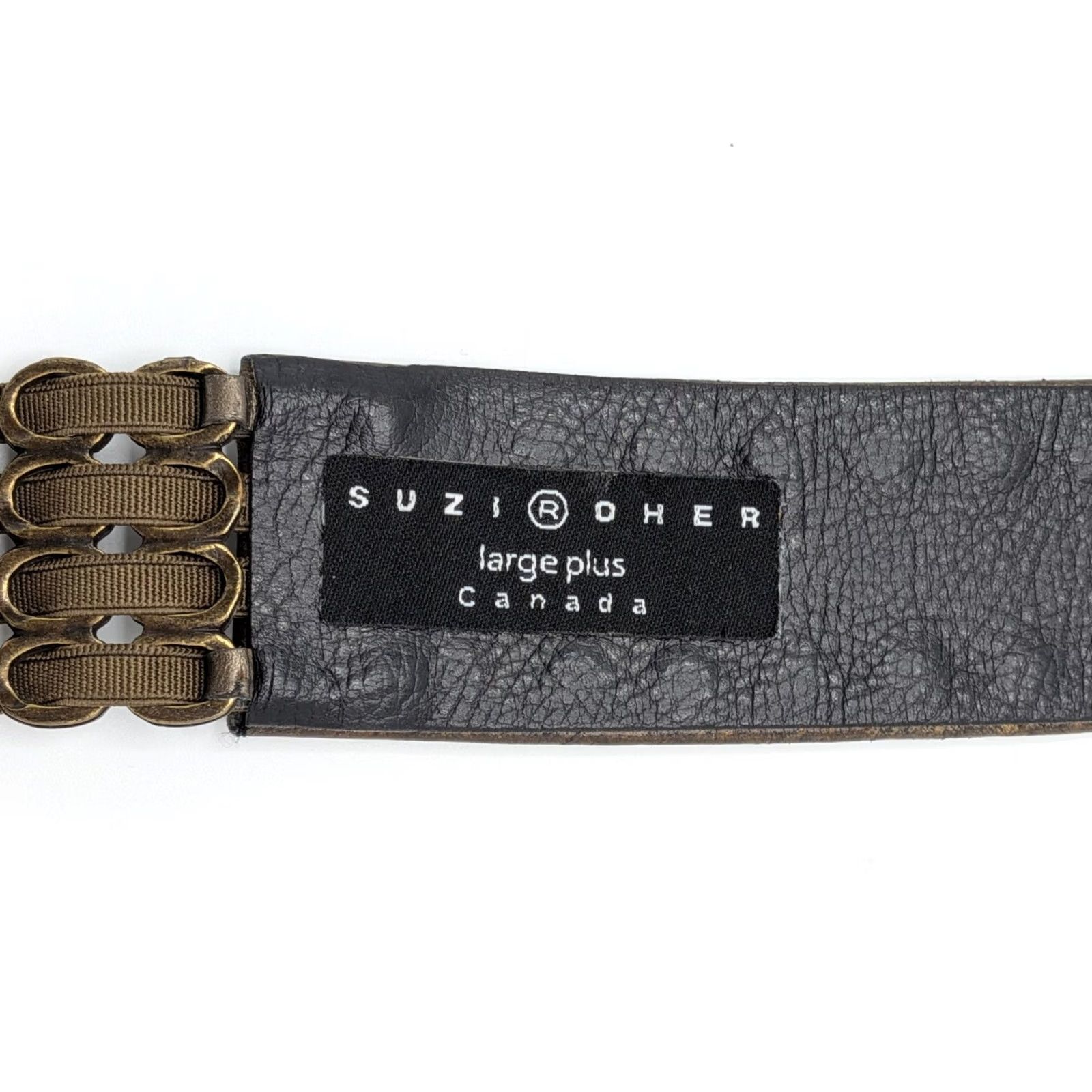 Suzi Roher Belt Plus Large - Steampunk Bronze Brown Union  display picture 2
